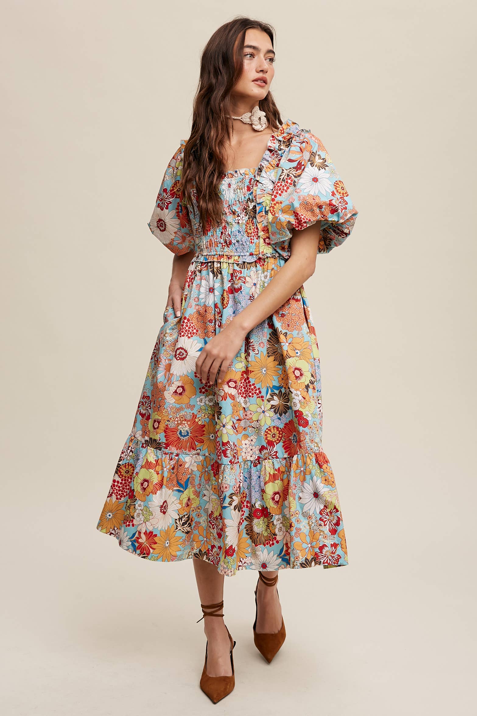 Forever Yours Vintage Flower Dress