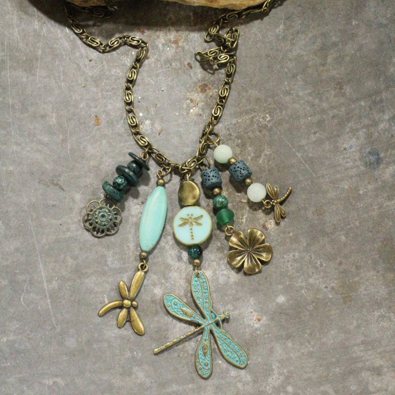 New Beginnings Dragonfly Charmers Necklace