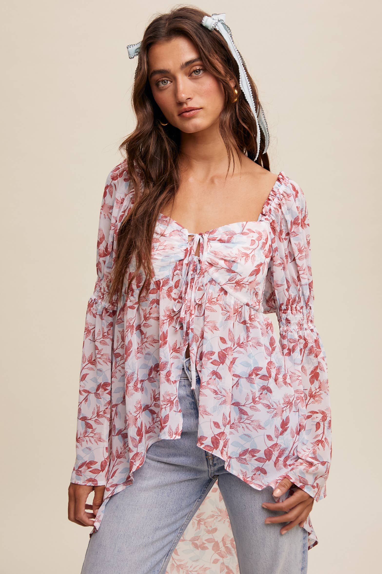 Lucy In the Sky Chiffon Top