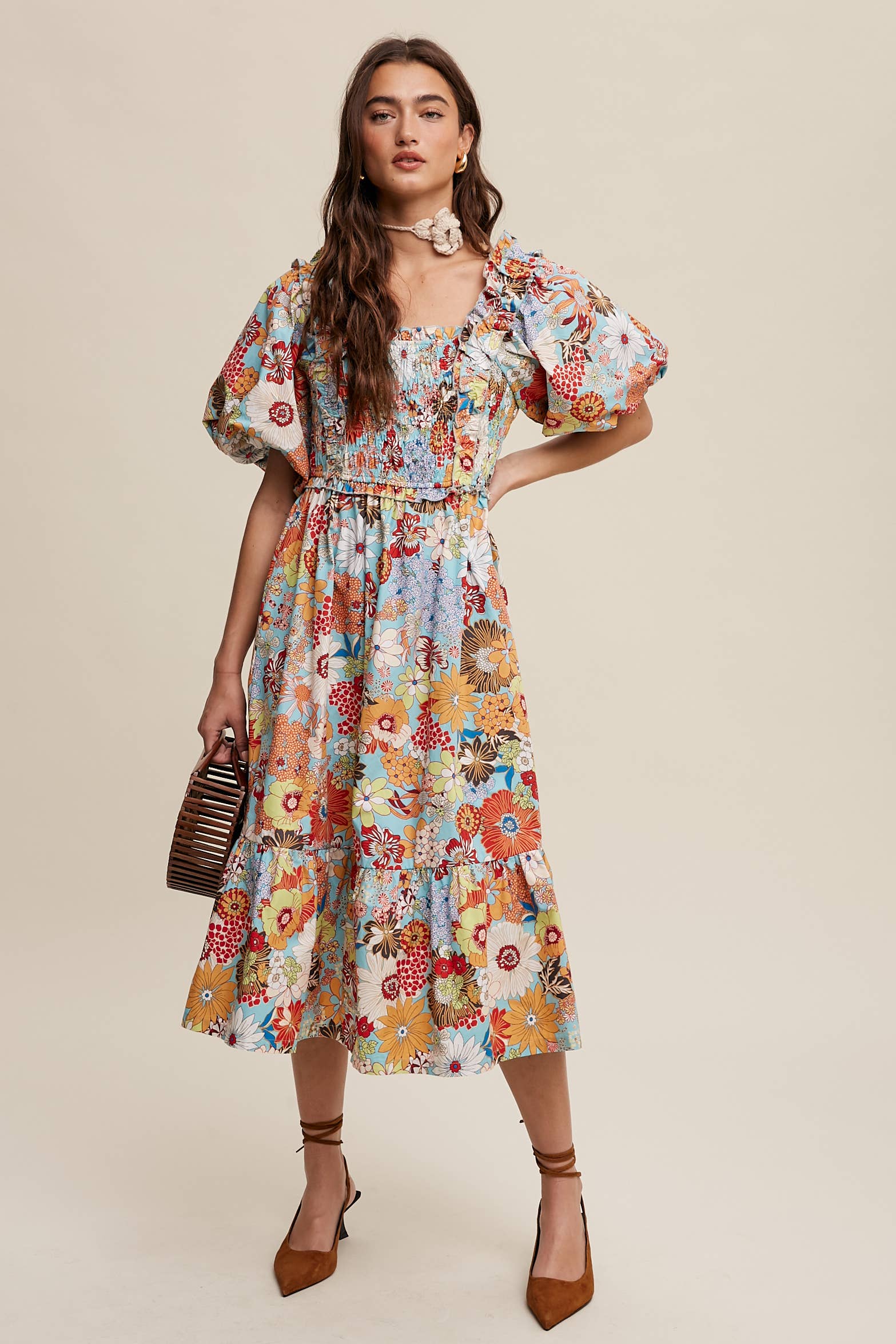 Forever Yours Vintage Flower Dress