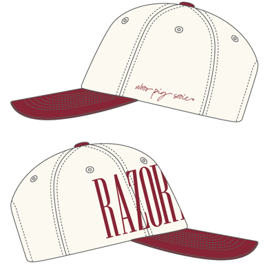 Arkansas Saturday Stretch Canvas Trucker Hat
