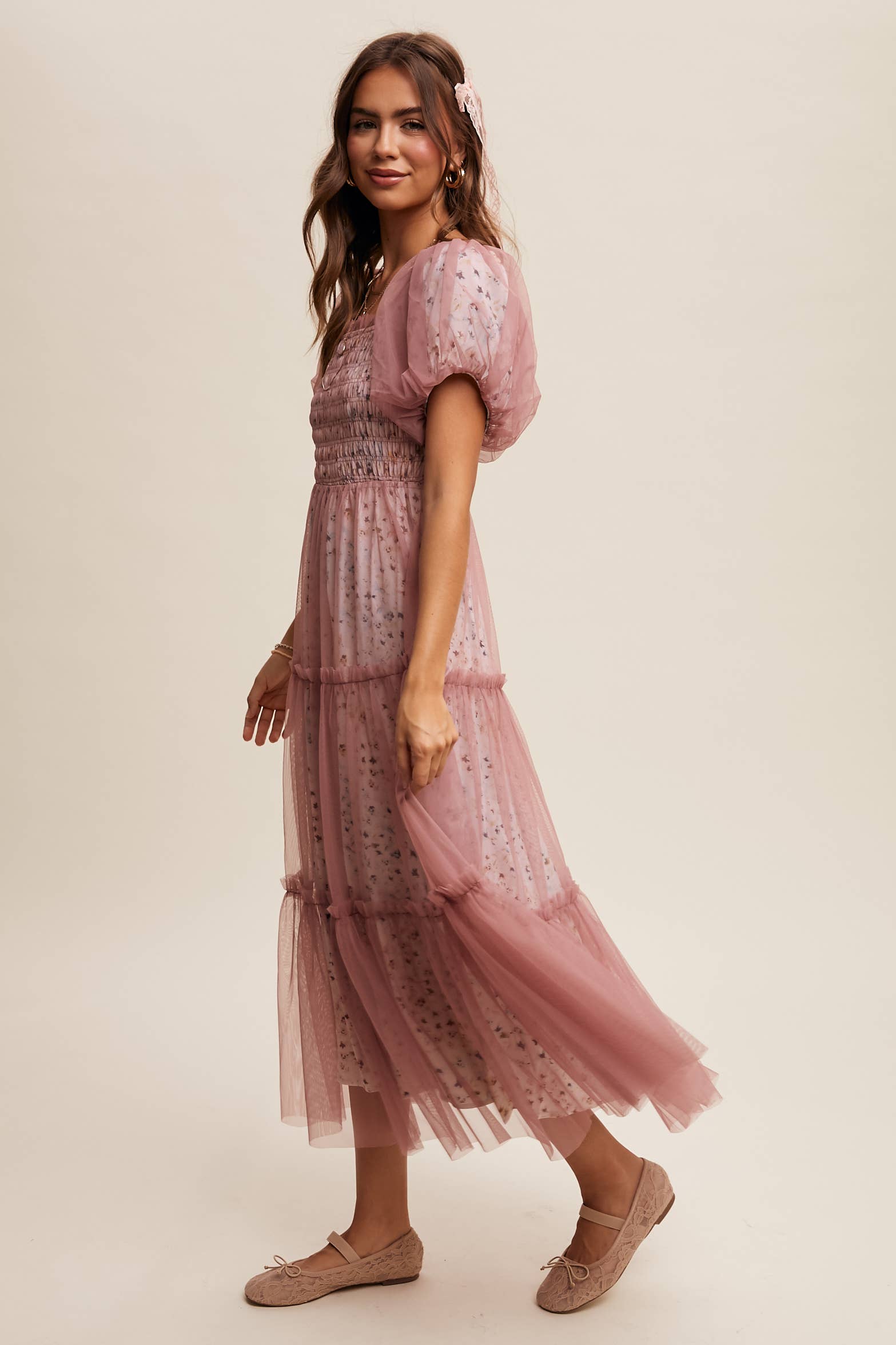 Hopeful Romantic Tiered Tulle Dress