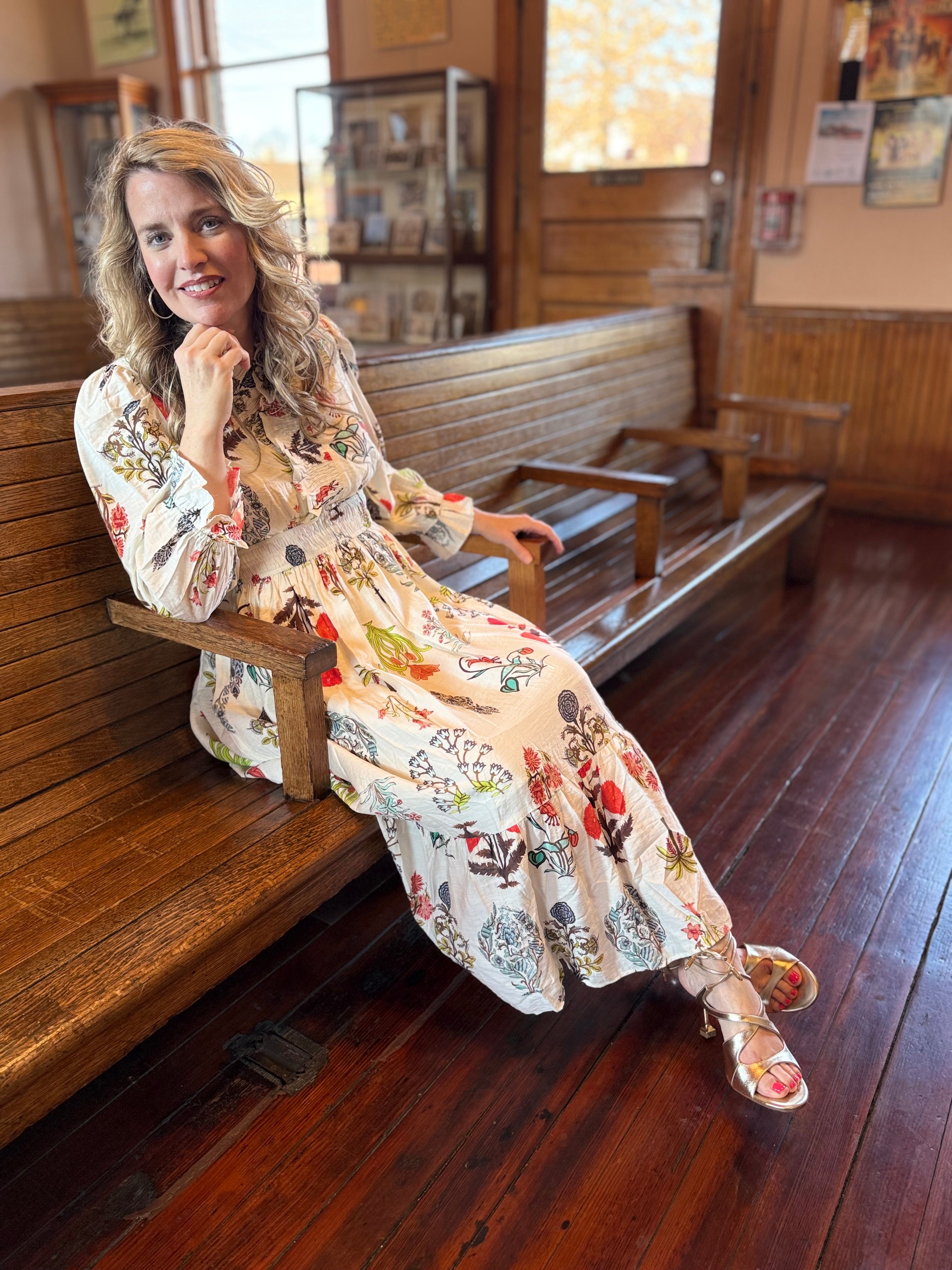 Orchid of Dreams Midi Dress