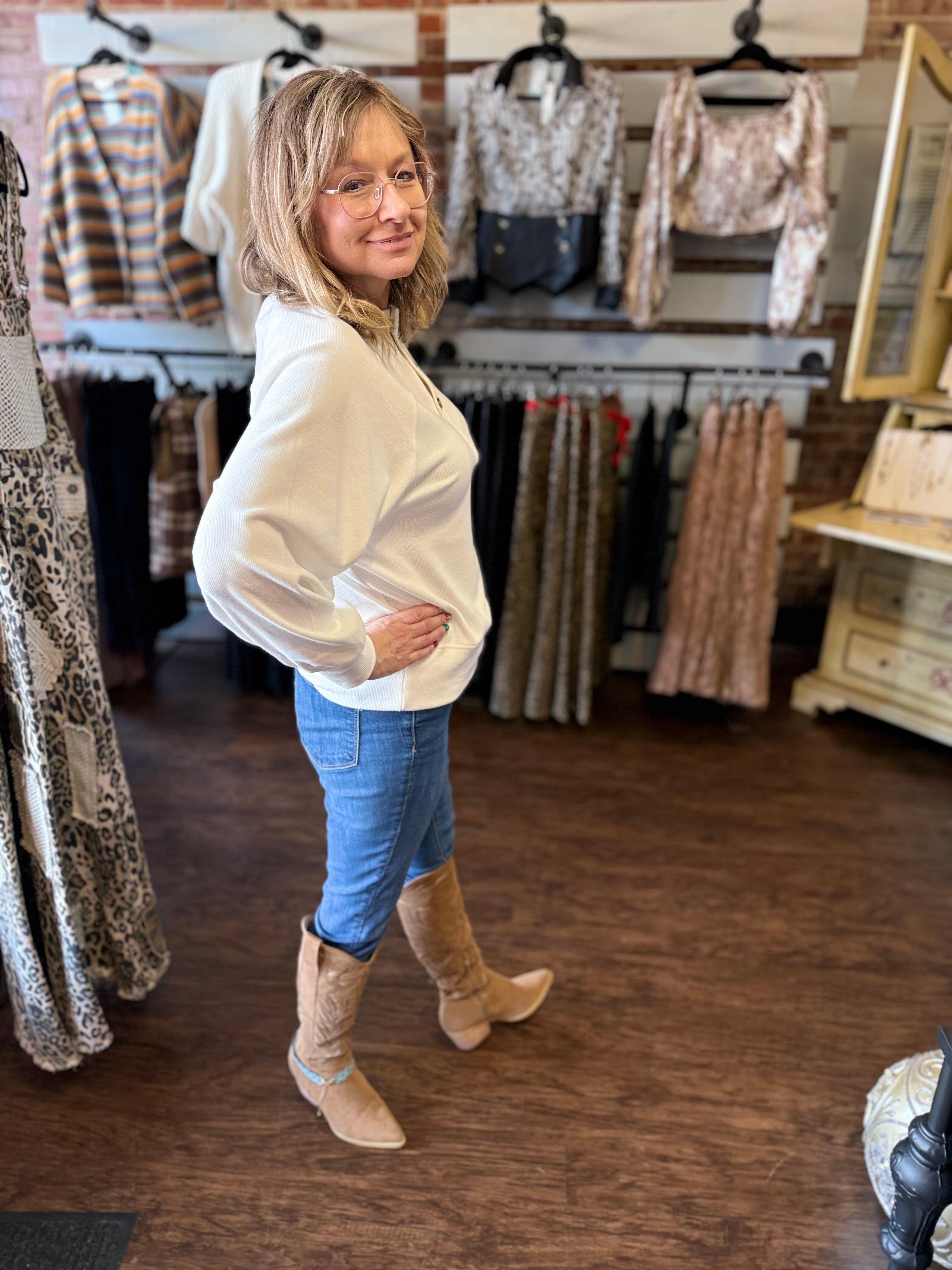 Soft Classic Ribbed Henley