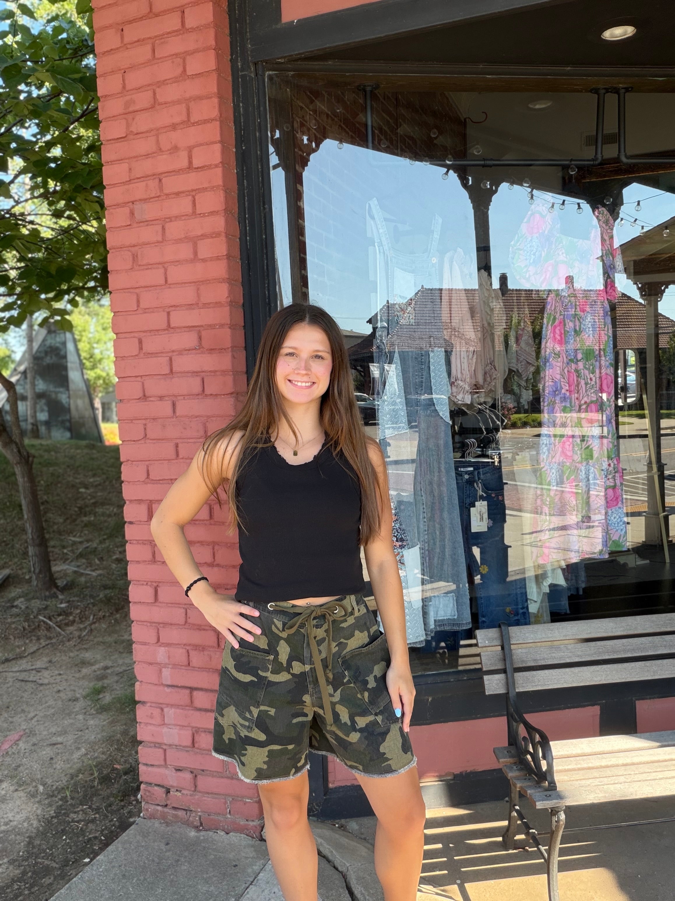 Camouflage Cargo Shorts