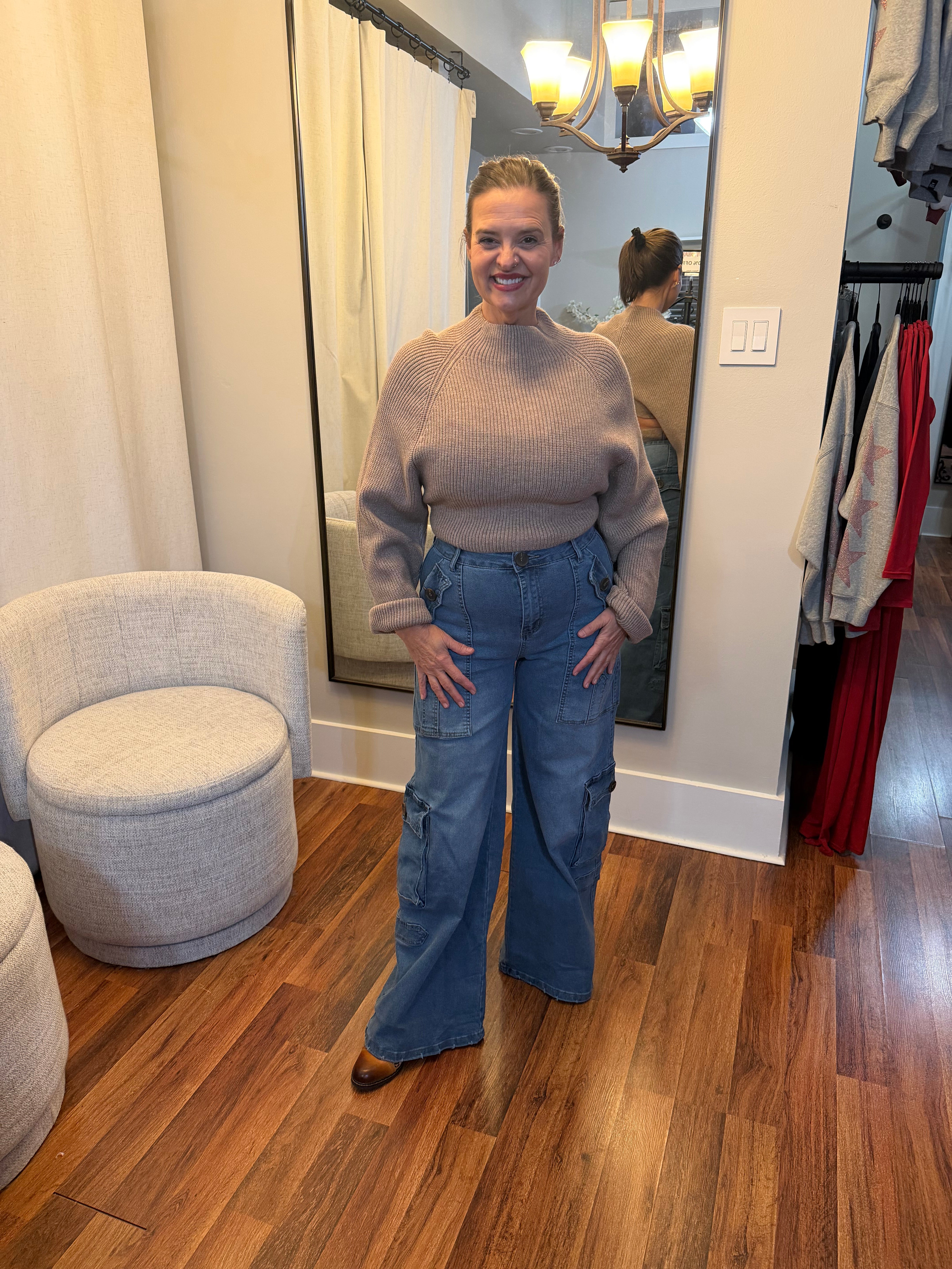 The Maverick Wide Leg Cargo Jean