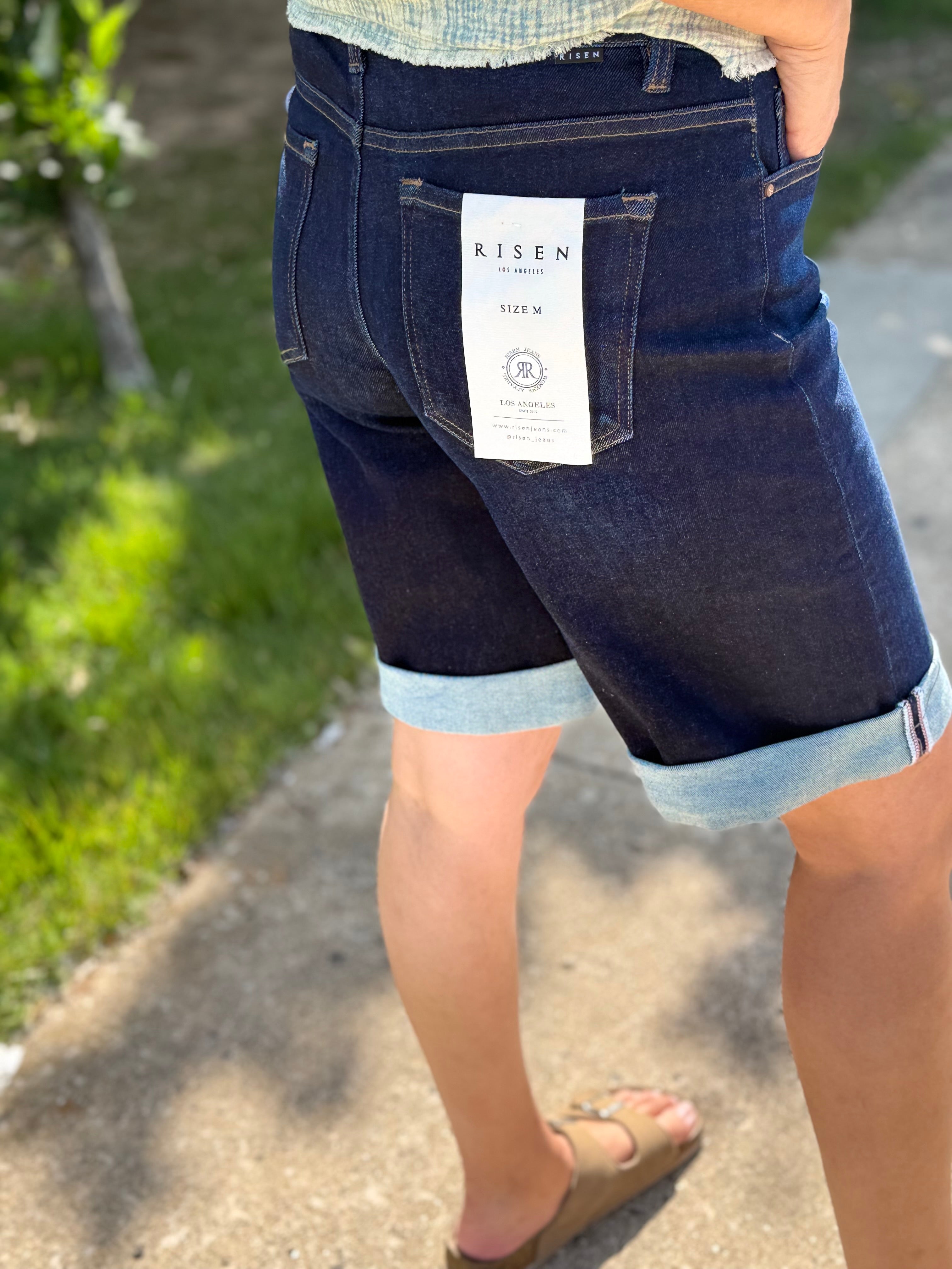 Frankie Slouchy Cuffed Shorts PLUS