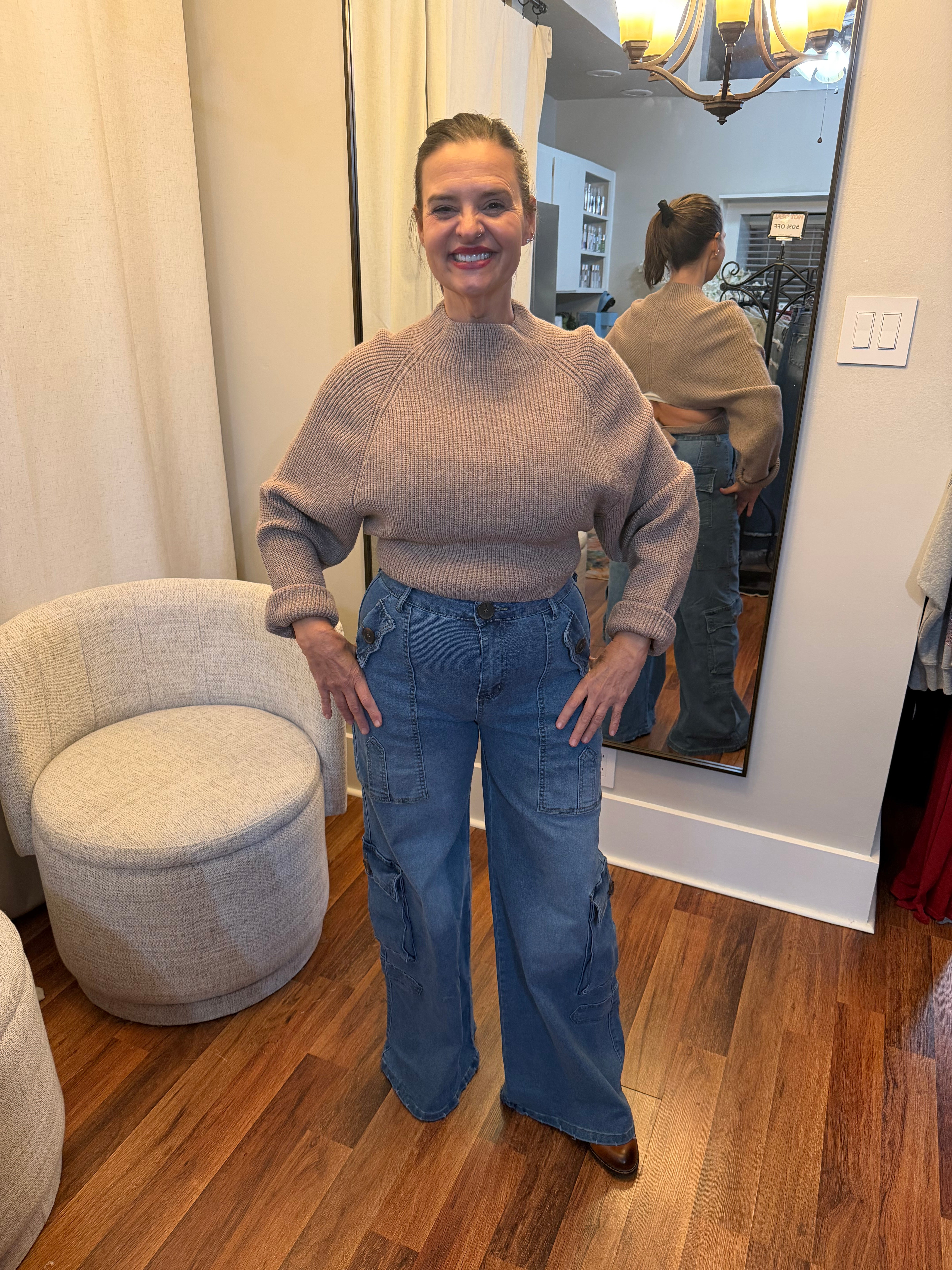 The Maverick Wide Leg Cargo Jean