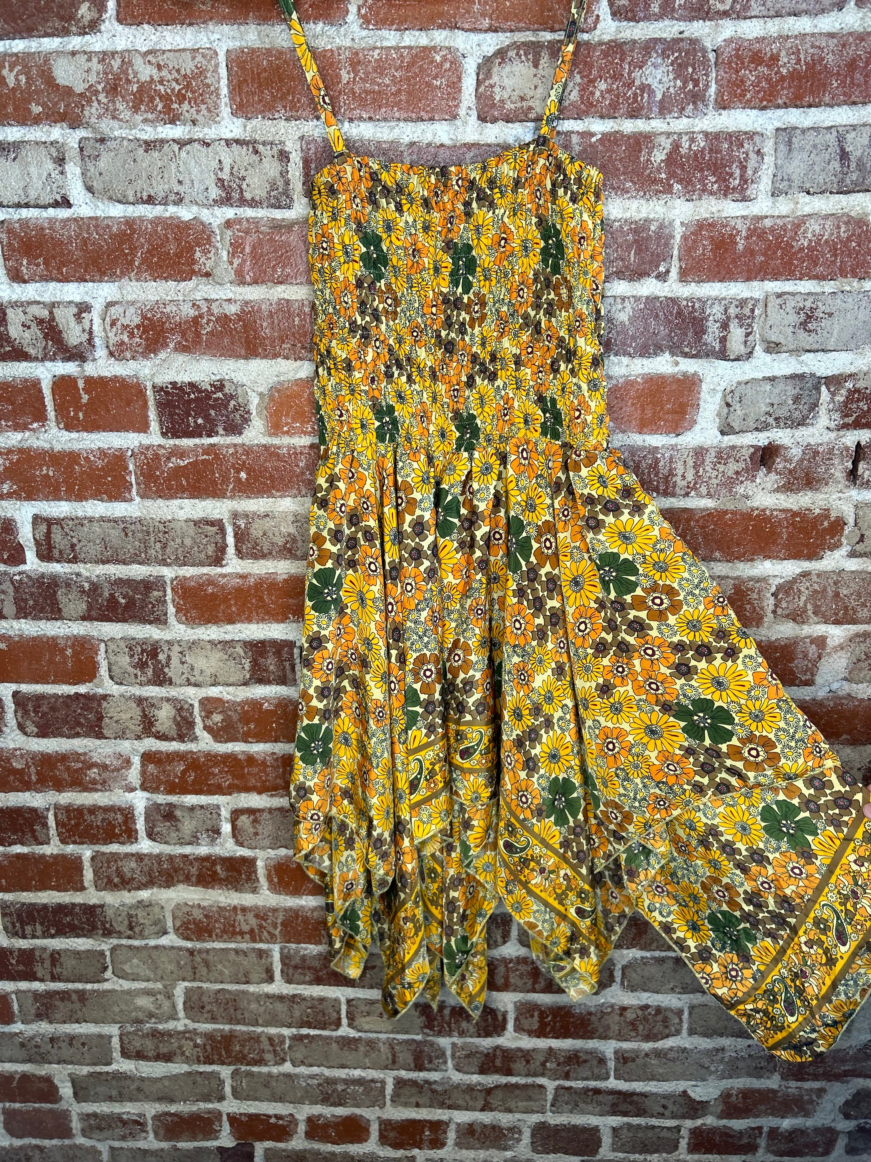 Bohemian Silk Fairy Dress Honey Bee