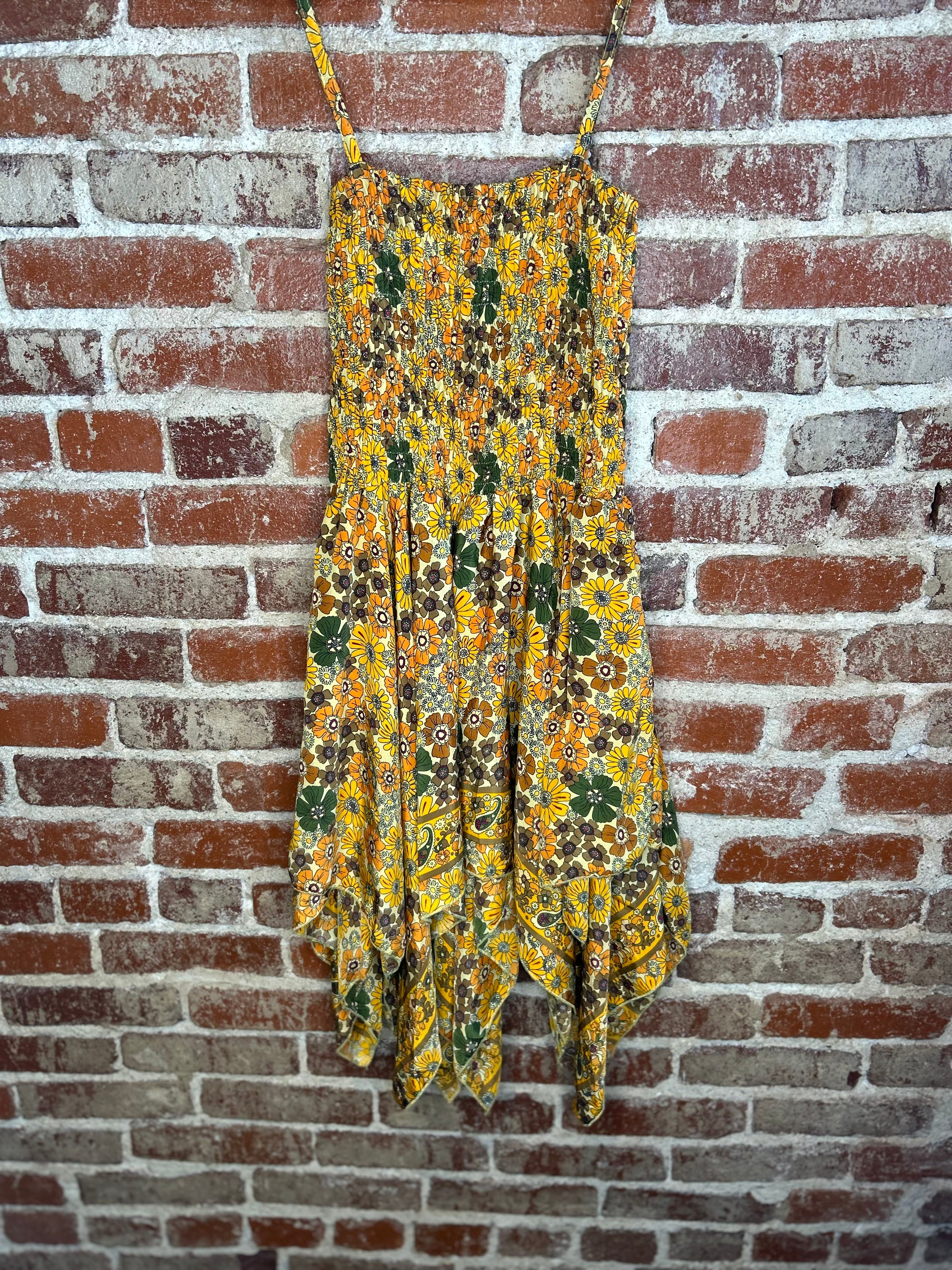 Bohemian Silk Fairy Dress Honey Bee