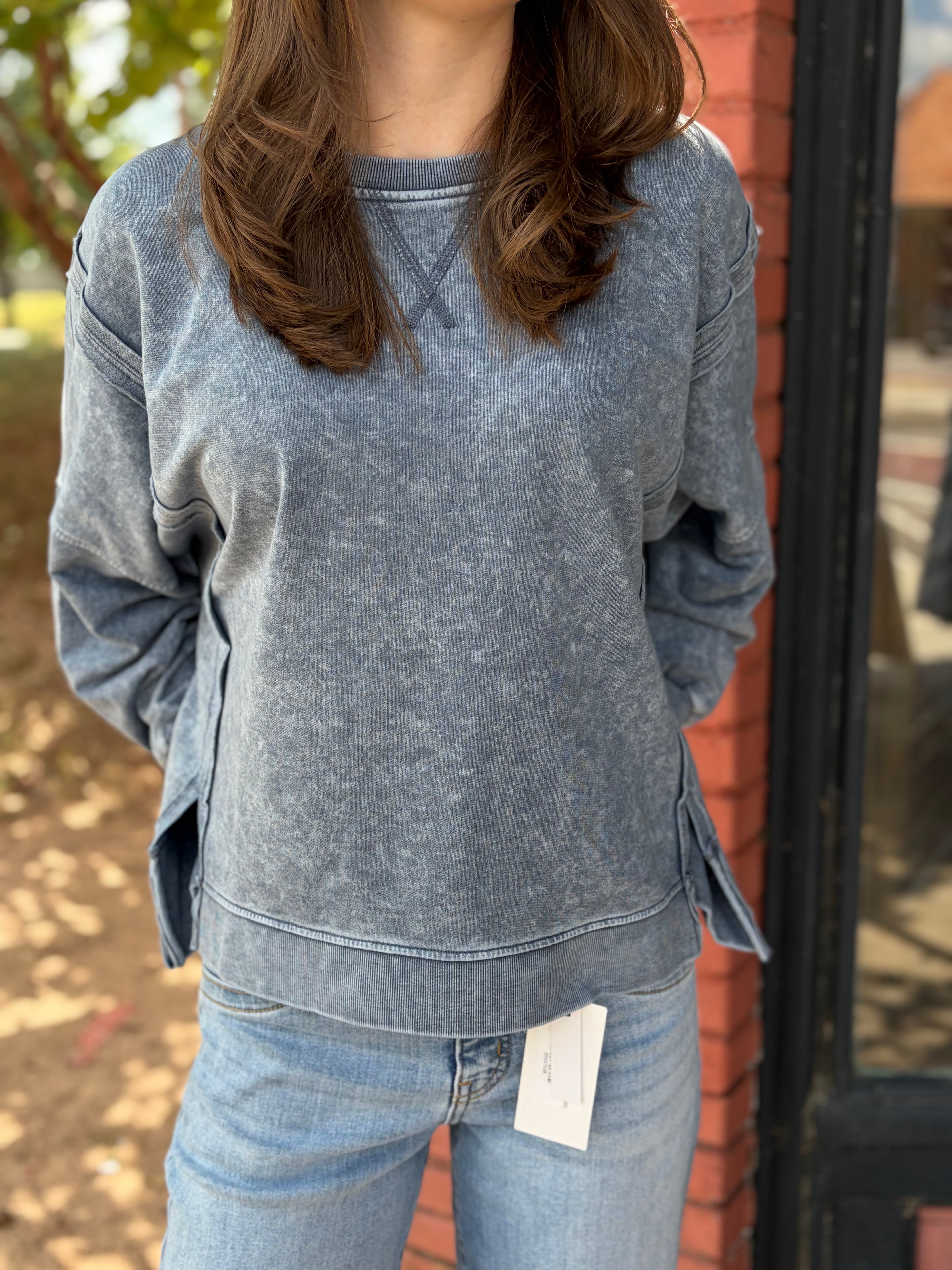 Vintage Comfort Mineral Wash Sweatshirt