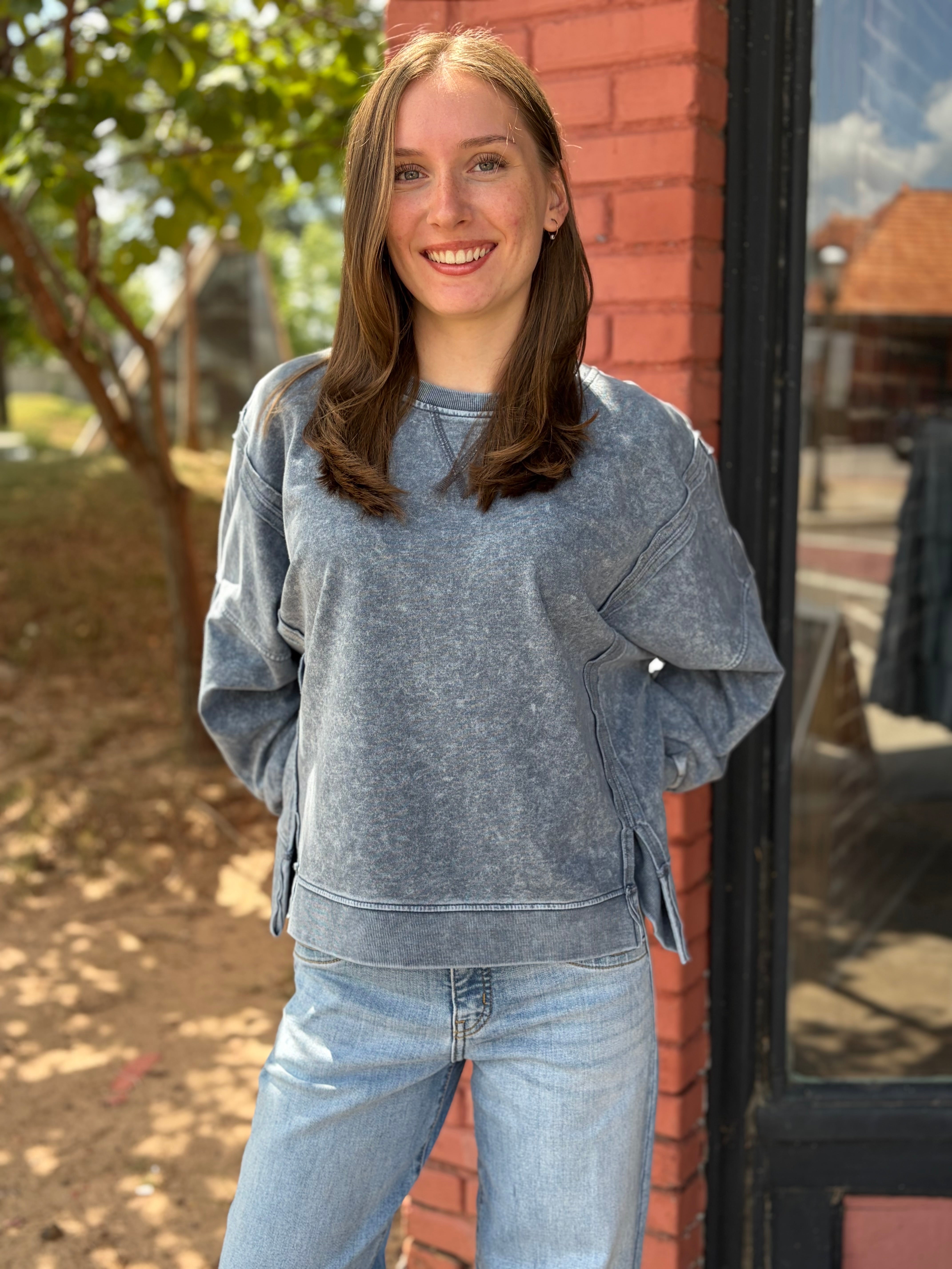 Vintage Comfort Mineral Wash Sweatshirt