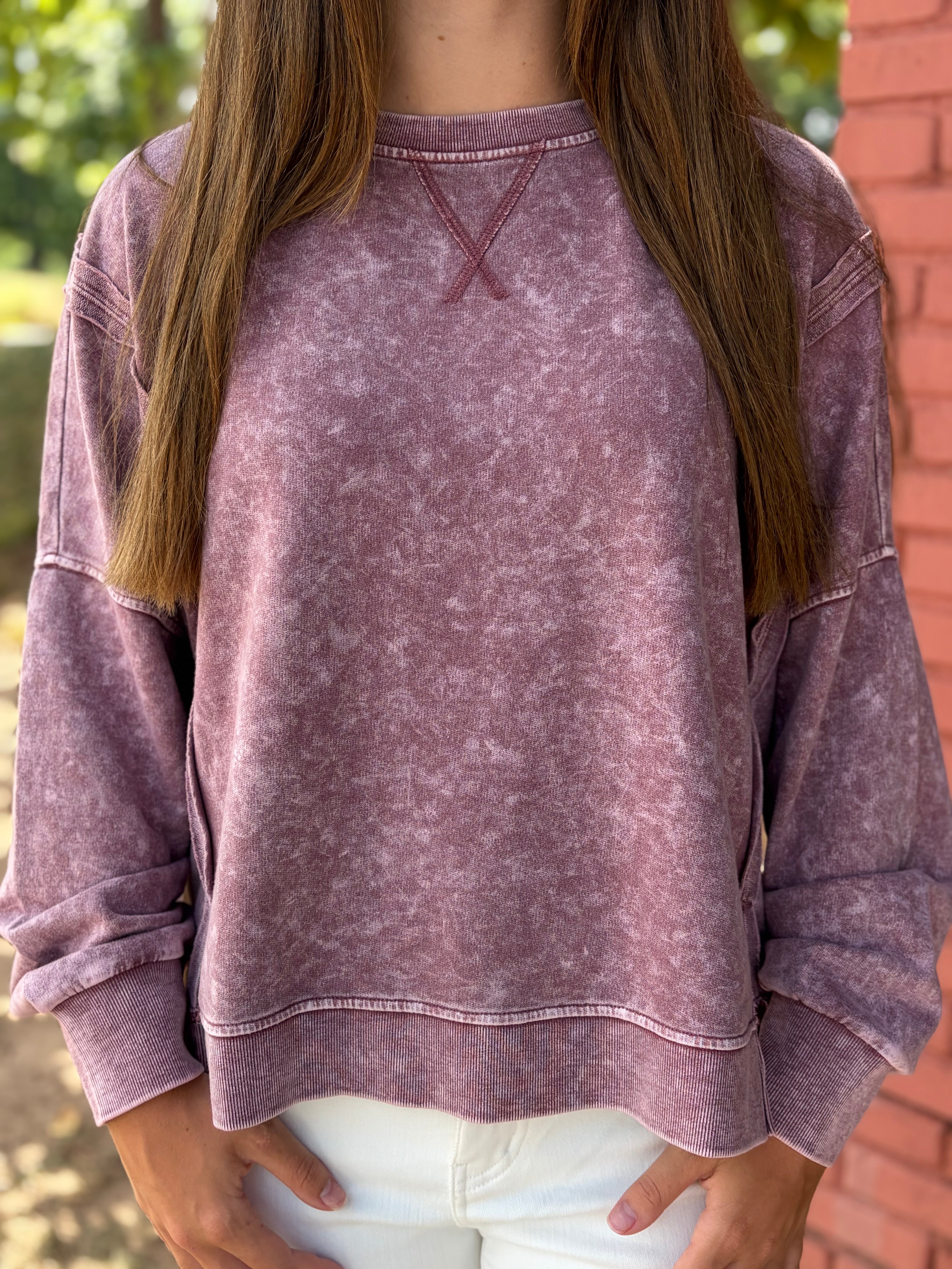 Vintage Comfort Mineral Wash Sweatshirt