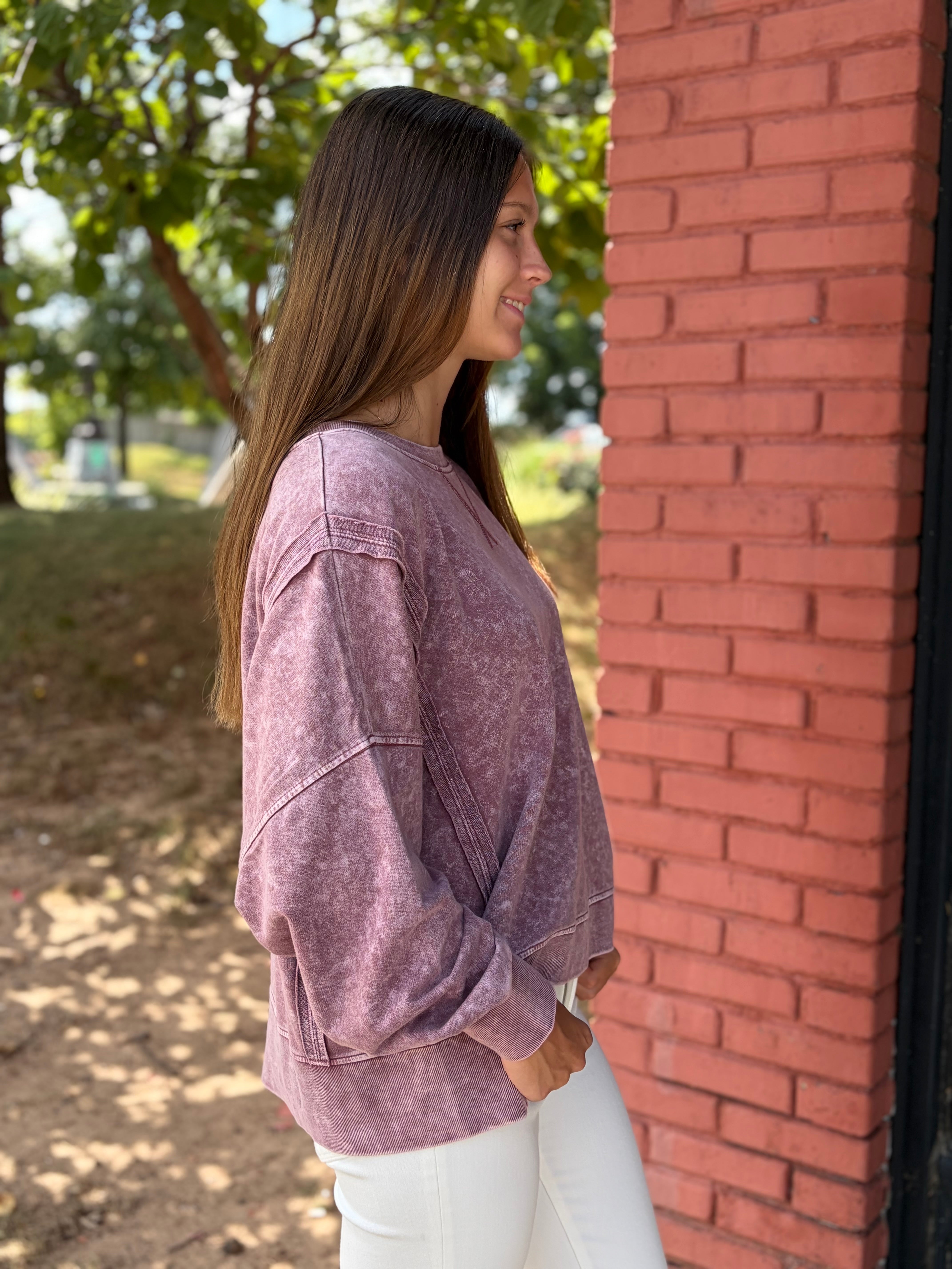 Vintage Comfort Mineral Wash Sweatshirt