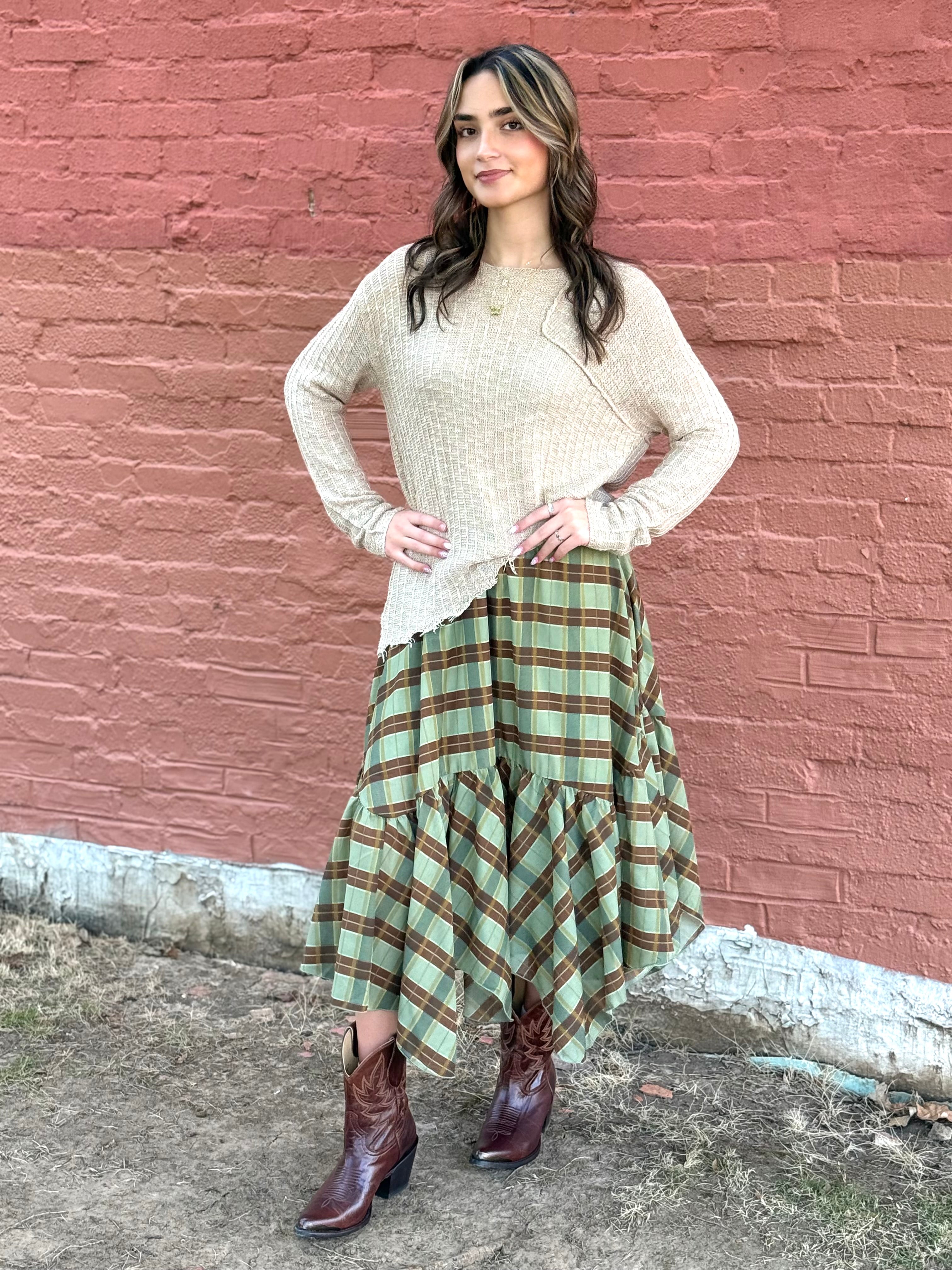 Maple Ruffle Skirt