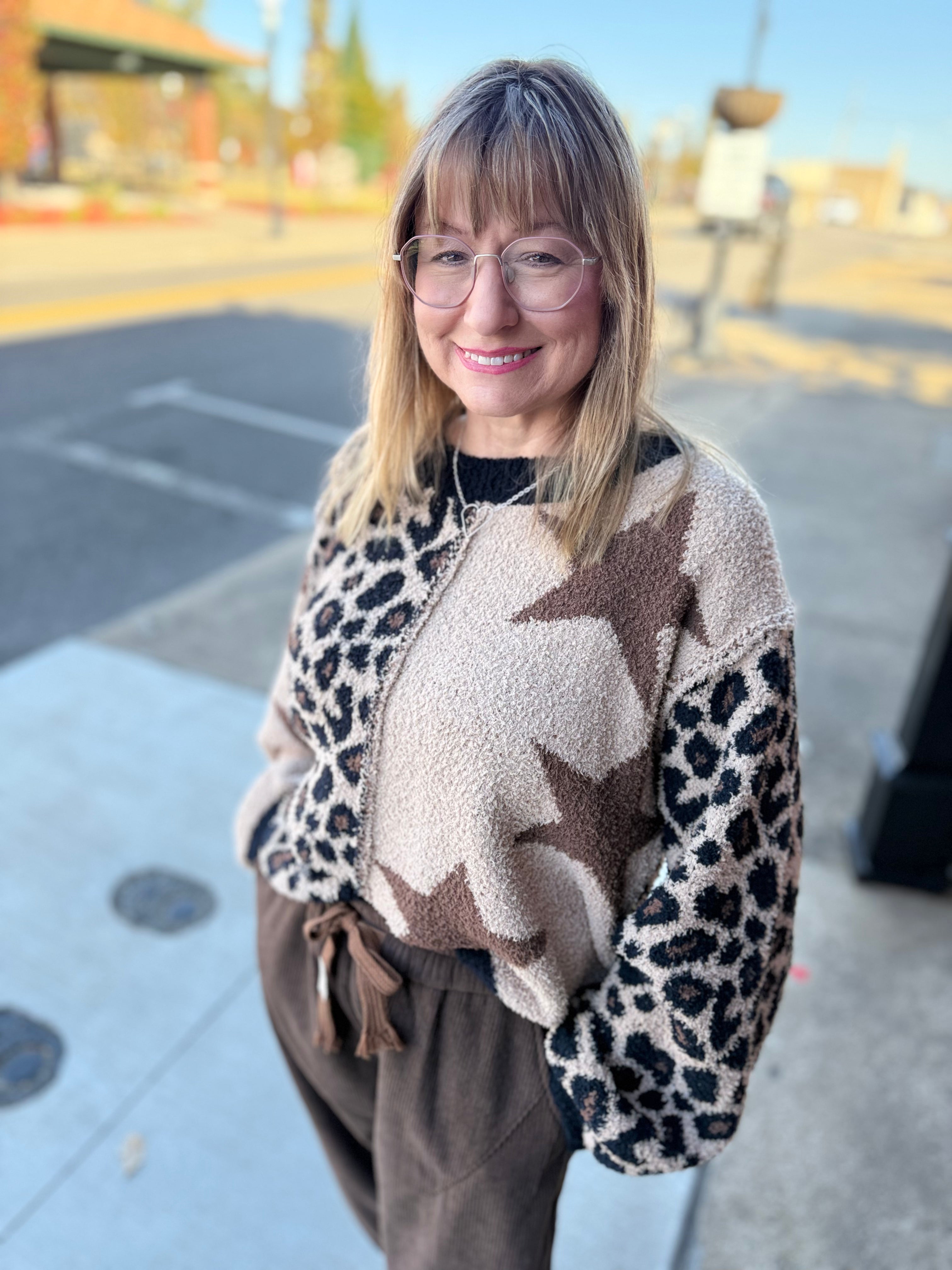 Cheetah Dreams Sweater