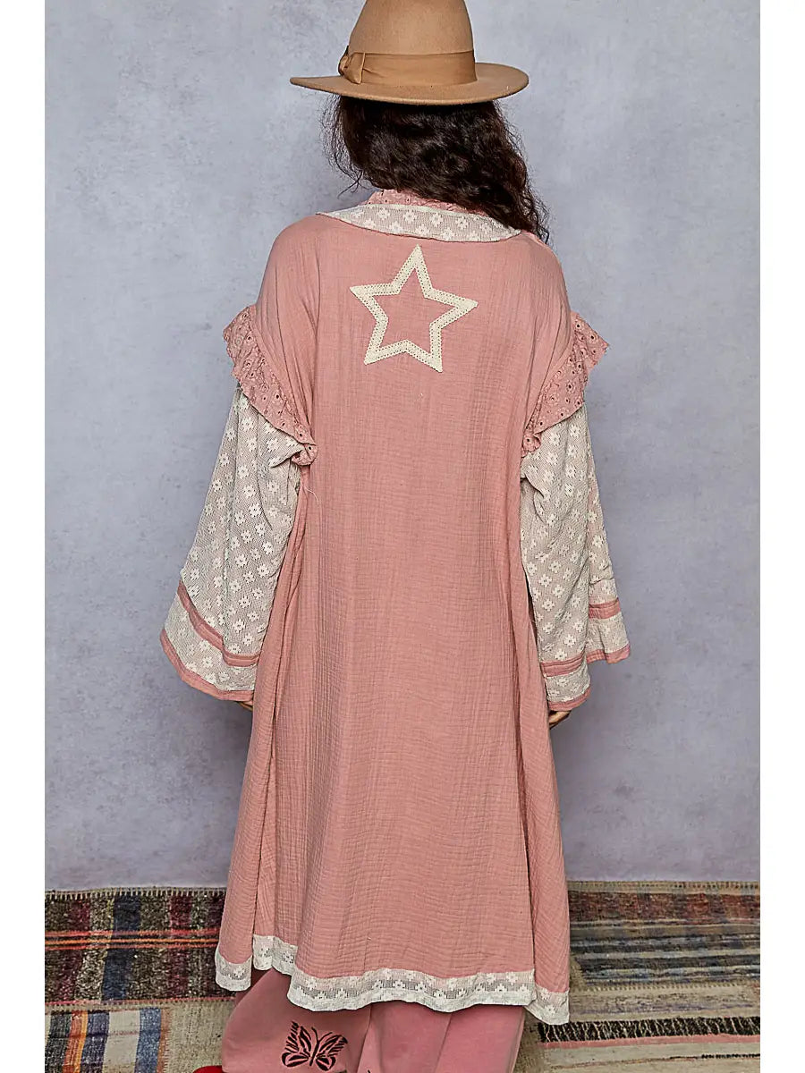 The Tabitha Patch & Lace Cardigan