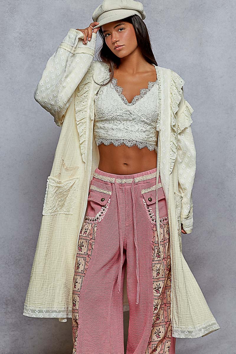 The Tabitha Patch & Lace Cardigan