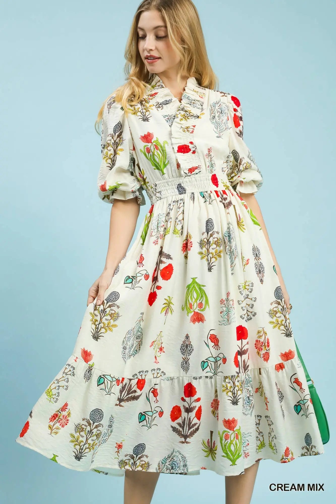 Orchid of Dreams Midi Dress