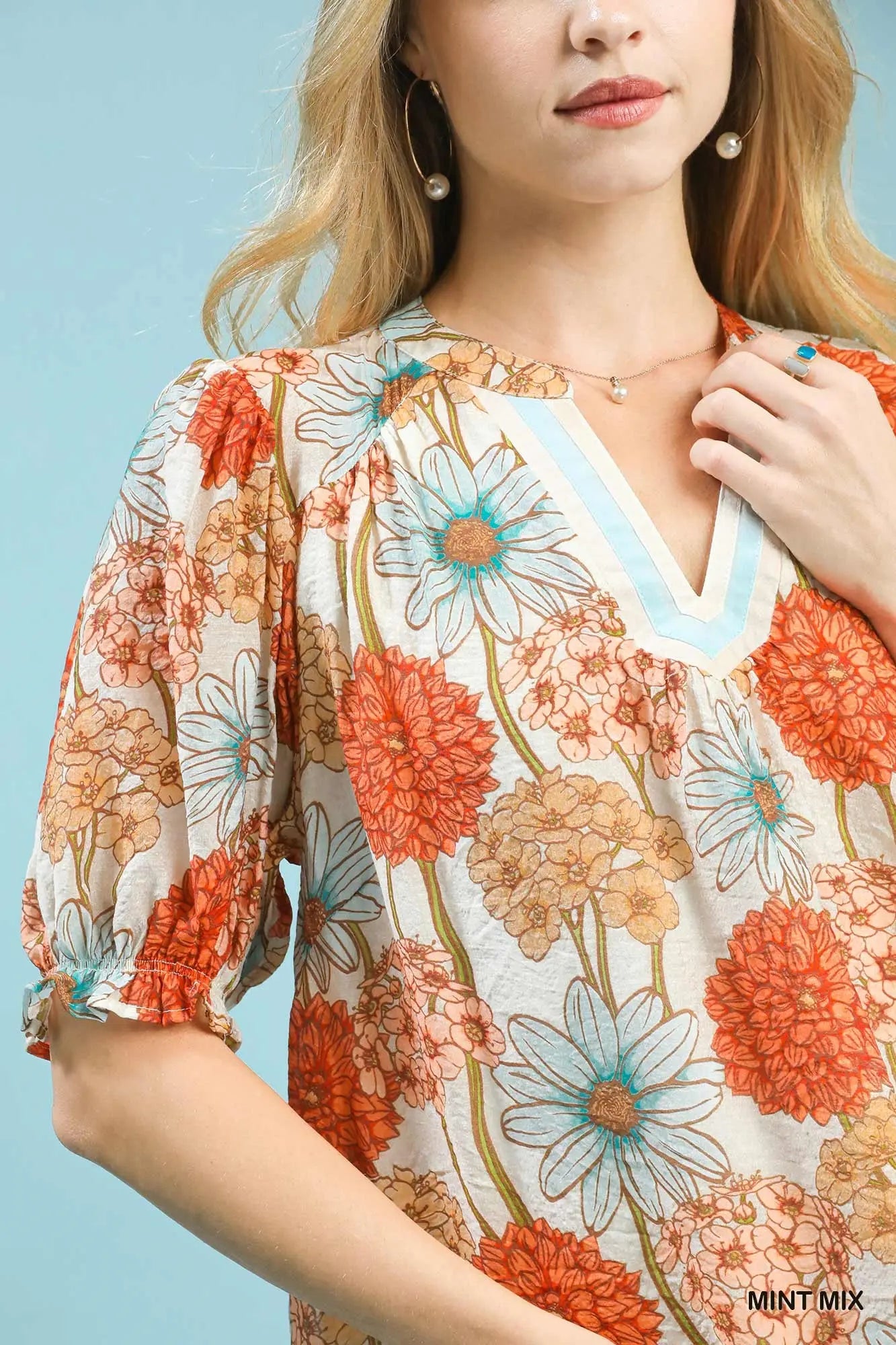 Blossom & Breeze Floral Top Plus