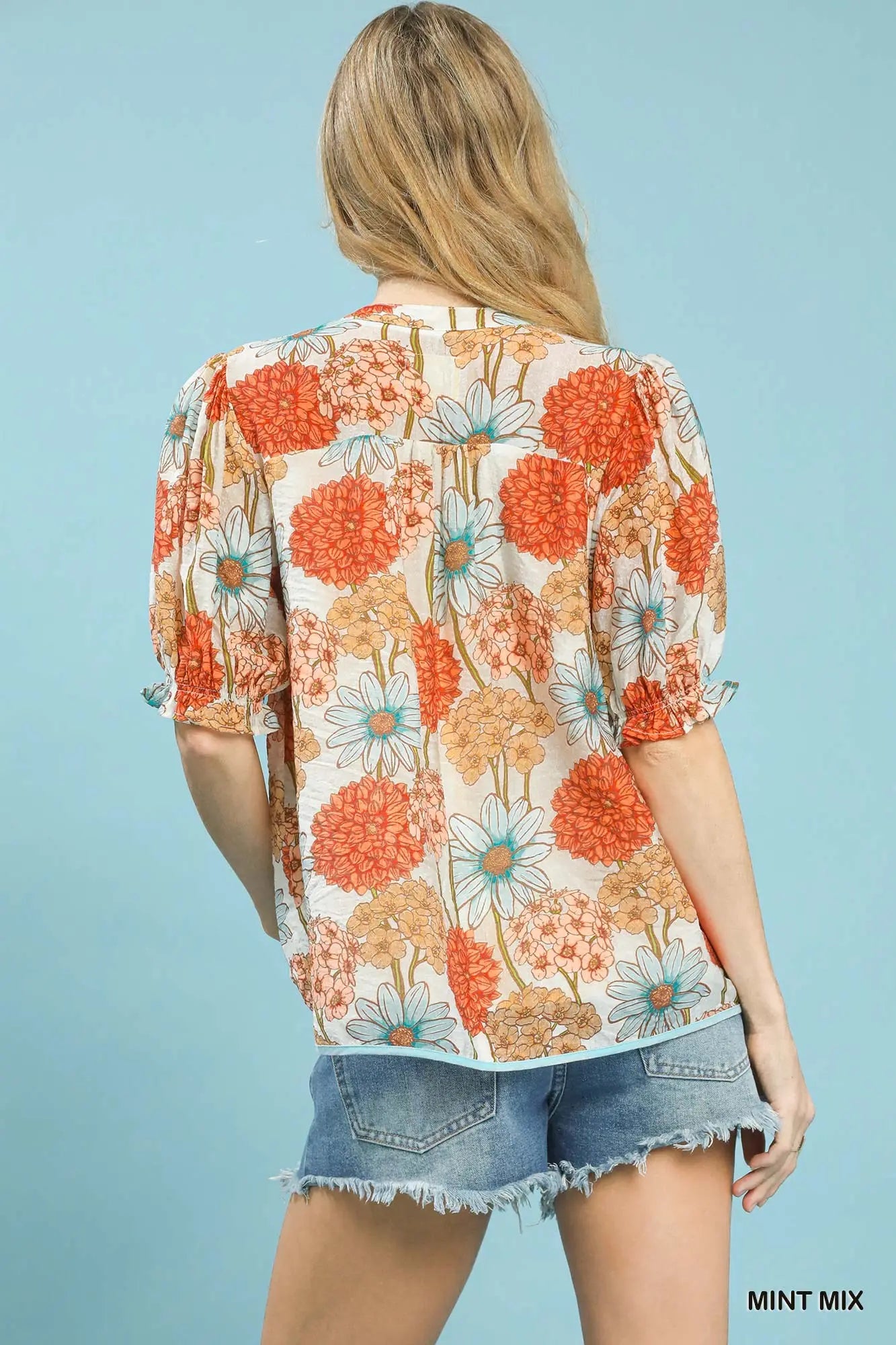 Blossom & Breeze Floral Top Plus