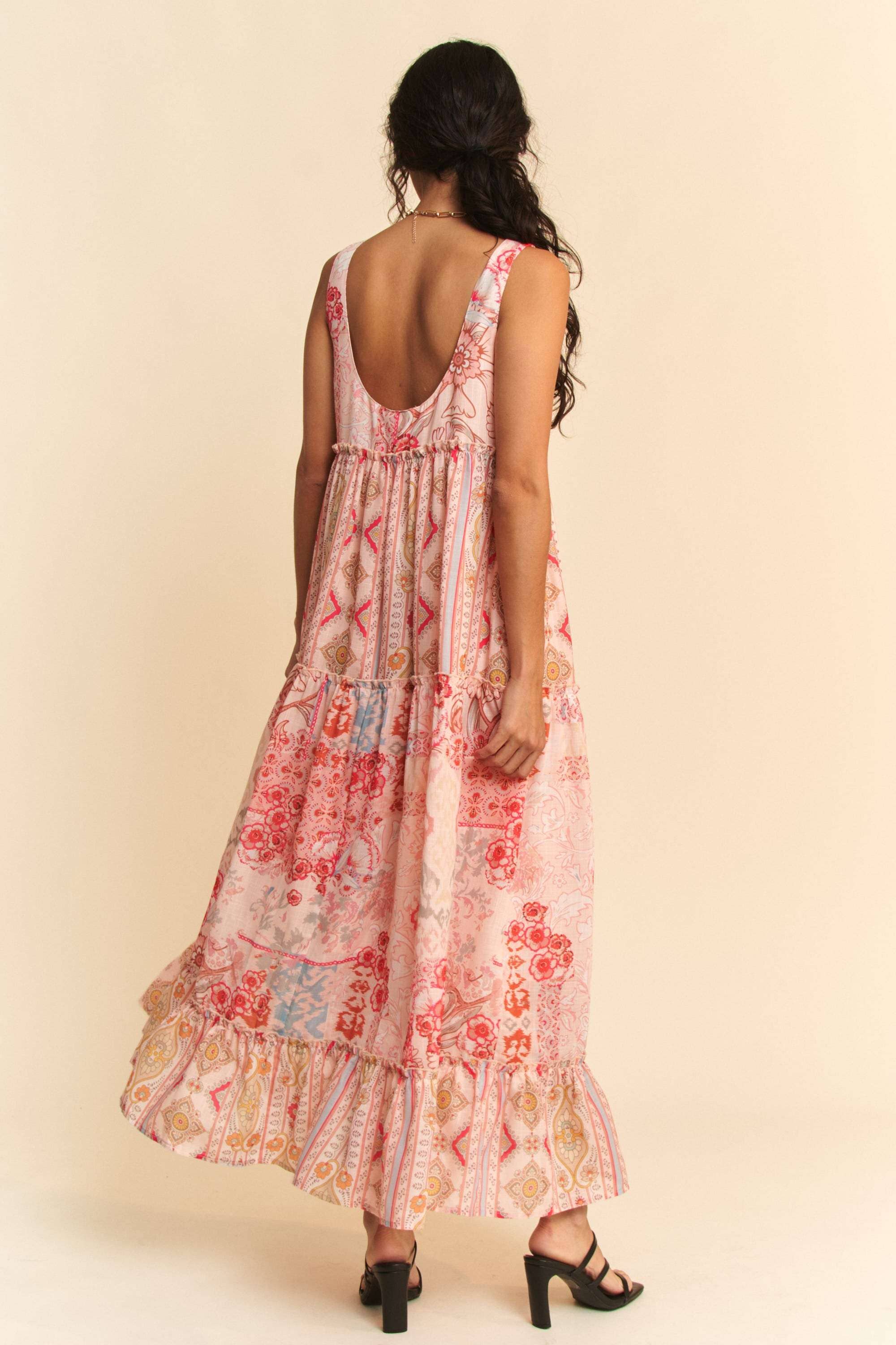 Suzy Q Tiered Maxi Dress