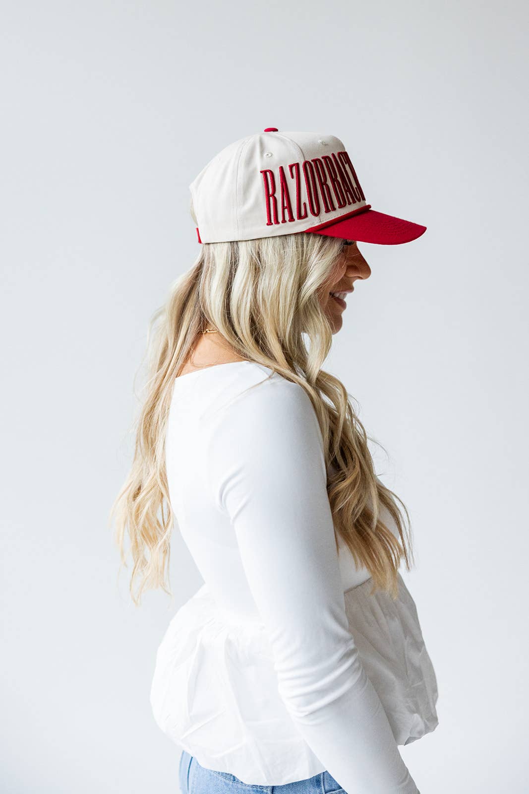 Arkansas Saturday Stretch Canvas Trucker Hat
