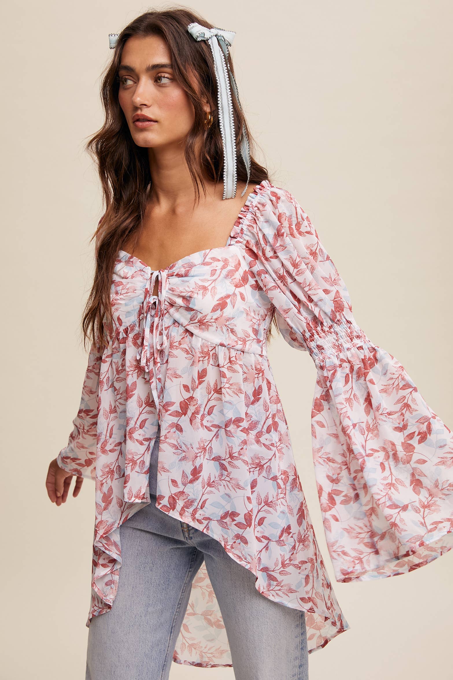 Lucy In the Sky Chiffon Top