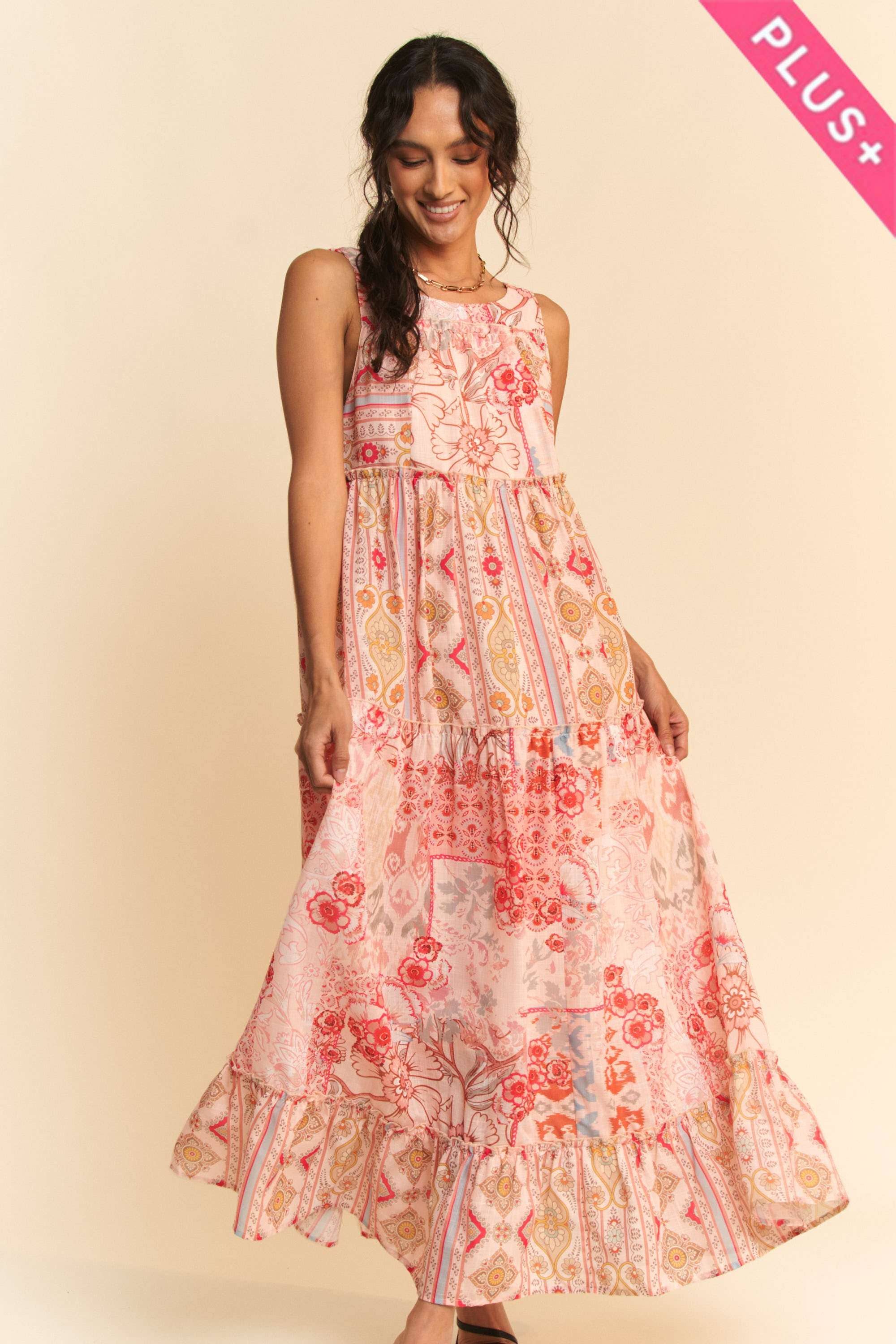 Suzy Q Tiered Maxi Dress