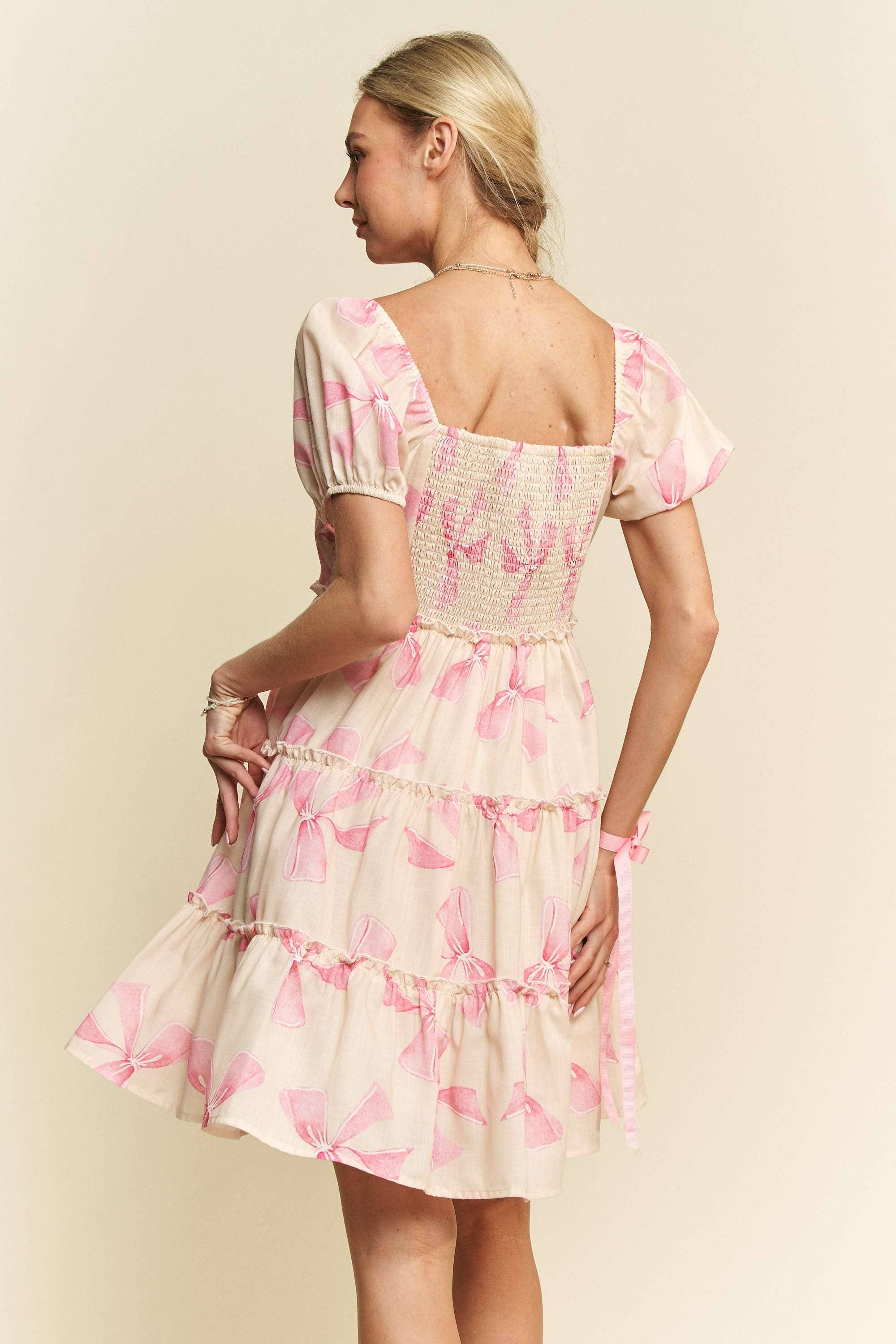š Sweetheart Bows Babydoll Dress
