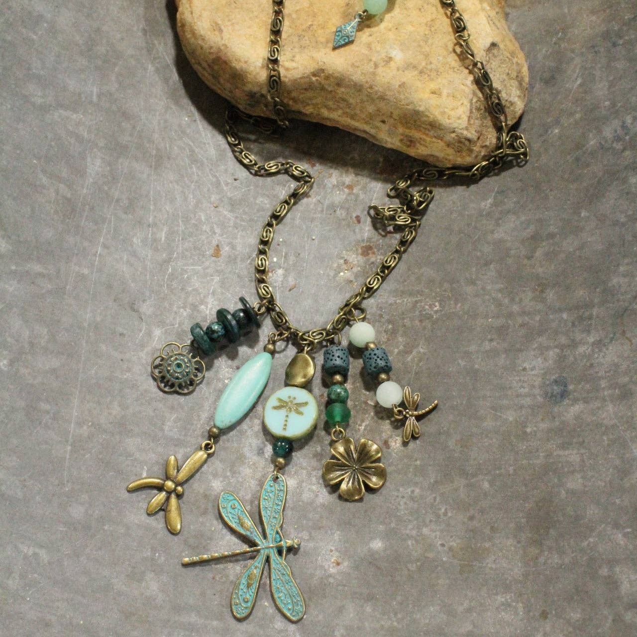 New Beginnings Dragonfly Charmers Necklace