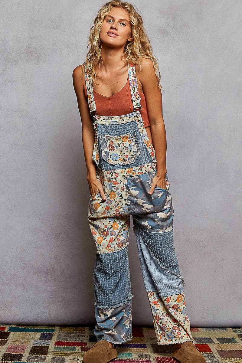 Urban Jungle Bloom Overalls