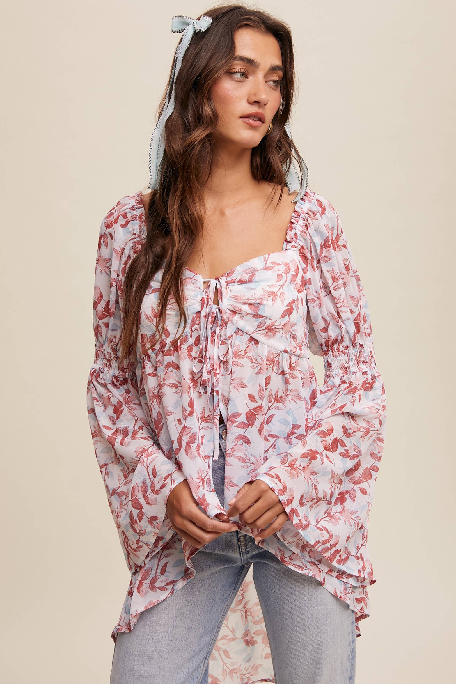 Lucy In the Sky Chiffon Top