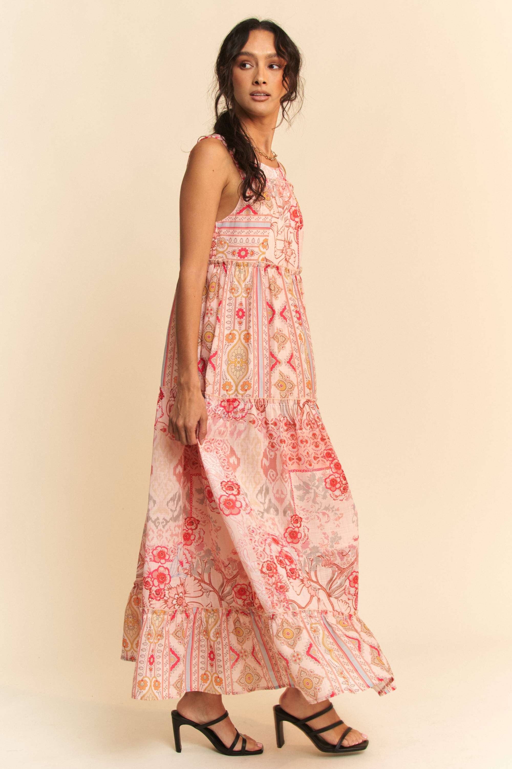Suzy Q Tiered Maxi Dress