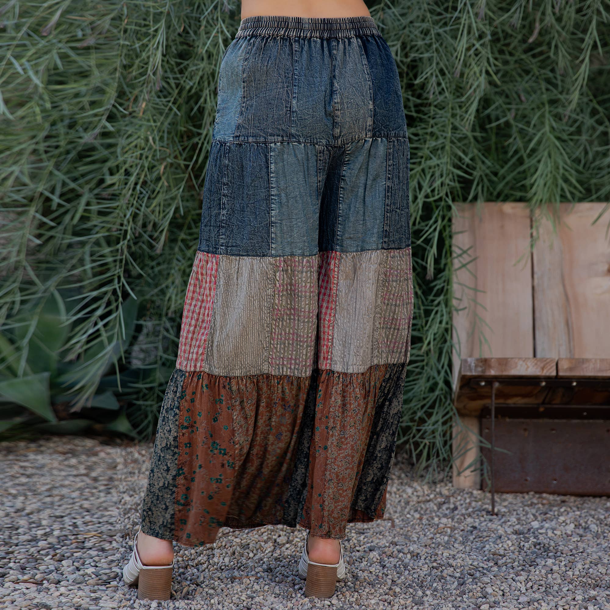 Wild Meadow Patchwork Denim Pants