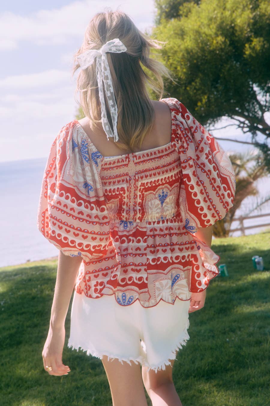 Freedom Peplum Top