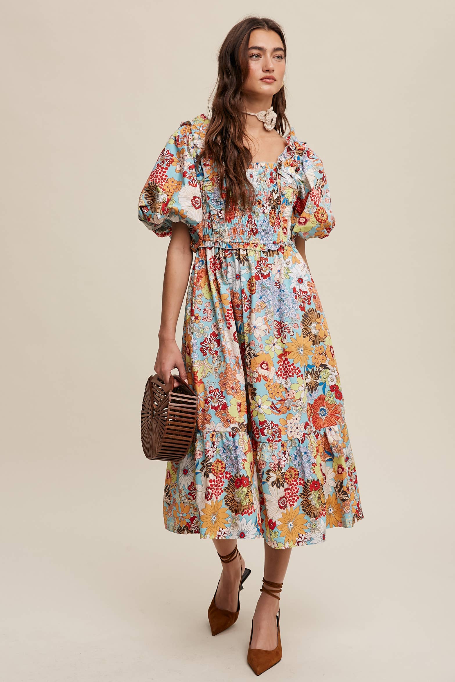 Forever Yours Vintage Flower Dress