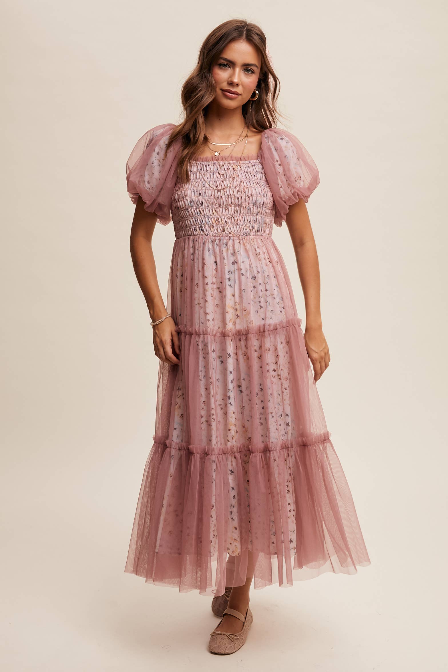 Hopeful Romantic Tiered Tulle Dress