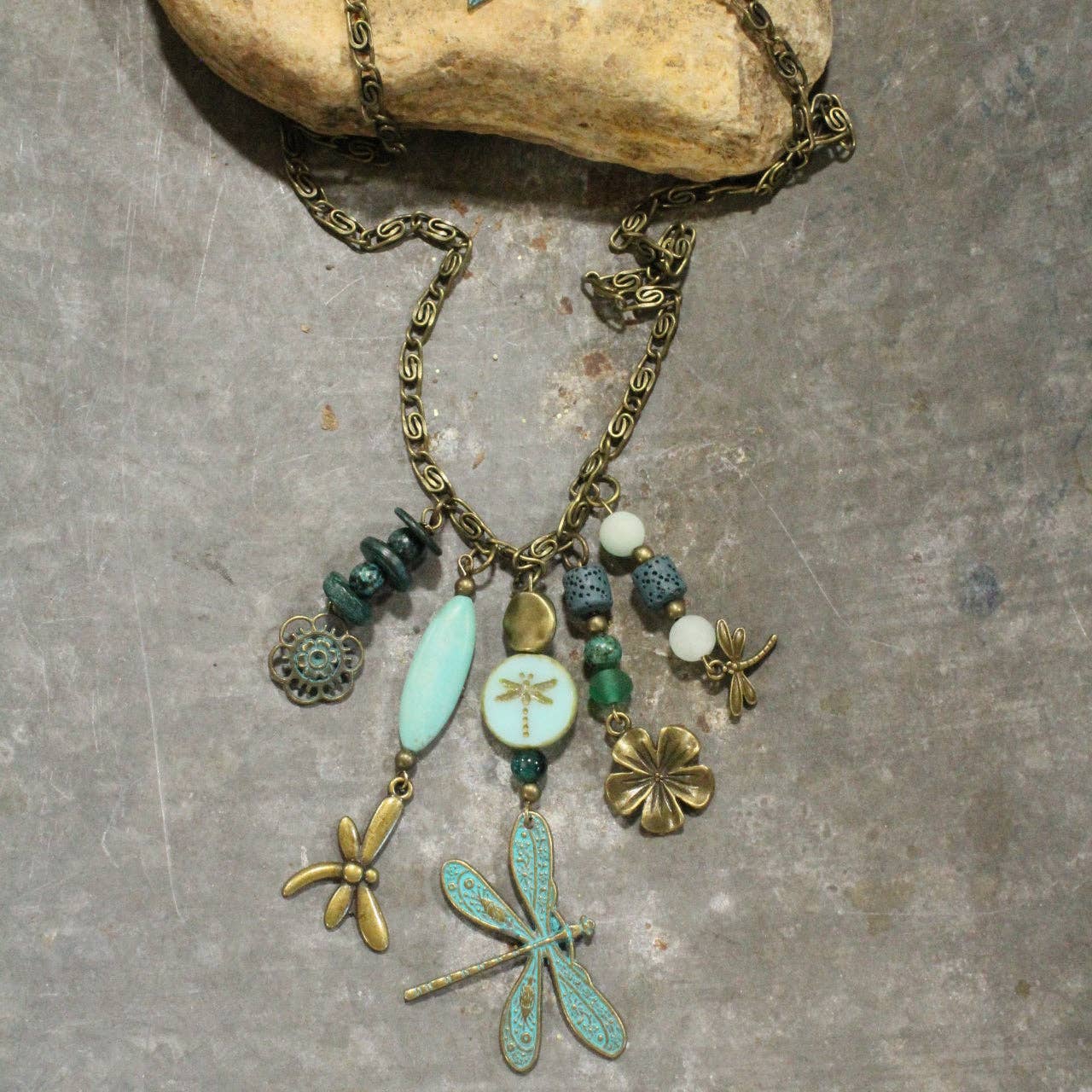 New Beginnings Dragonfly Charmers Necklace