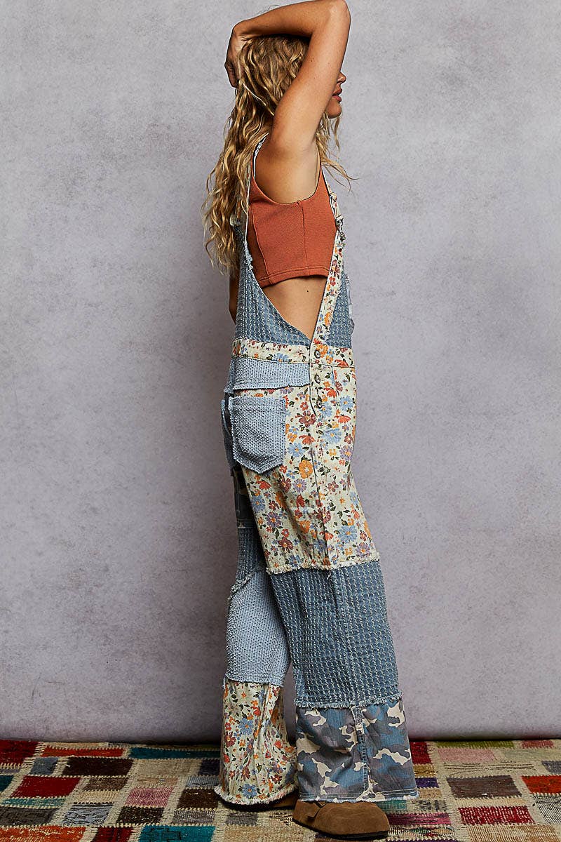 Urban Jungle Bloom Overalls
