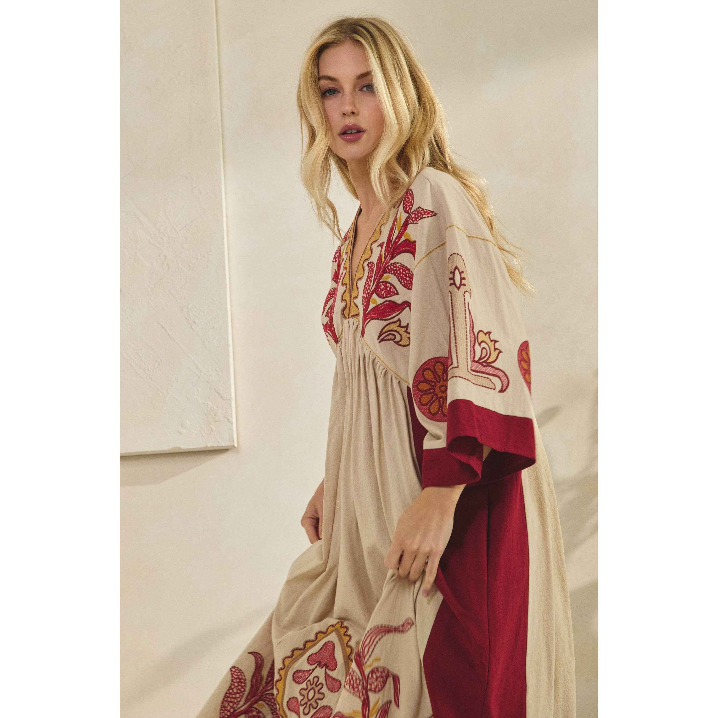 Boho Cowgirl Maxi Dress