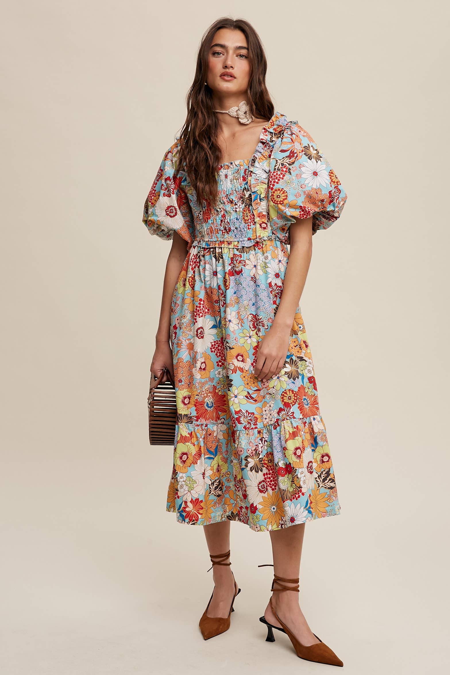 Forever Yours Vintage Flower Dress