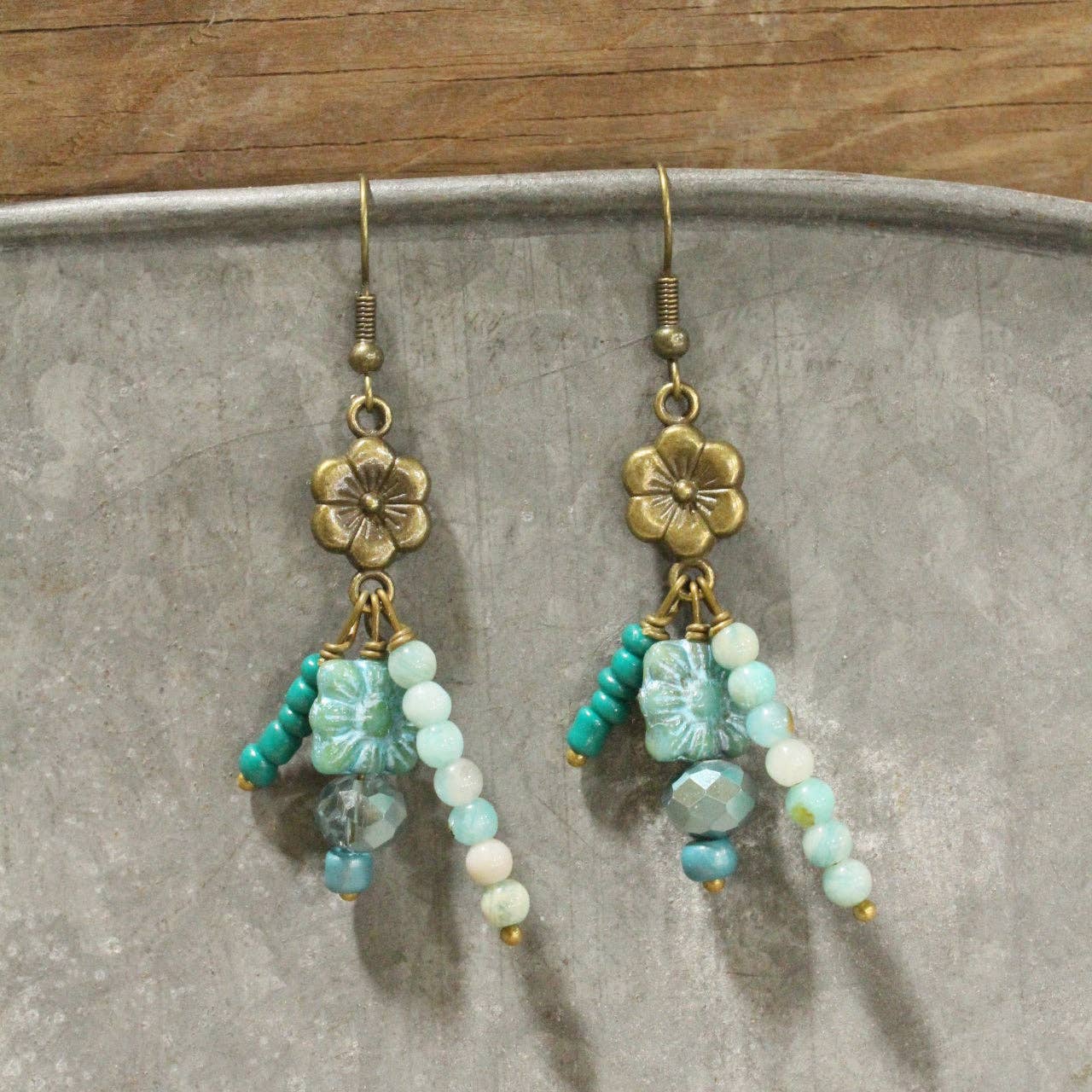 Smell The Spring Air Dangle Drop Earrings