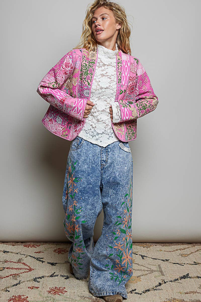 Josephine Quilted Kimono Jacket