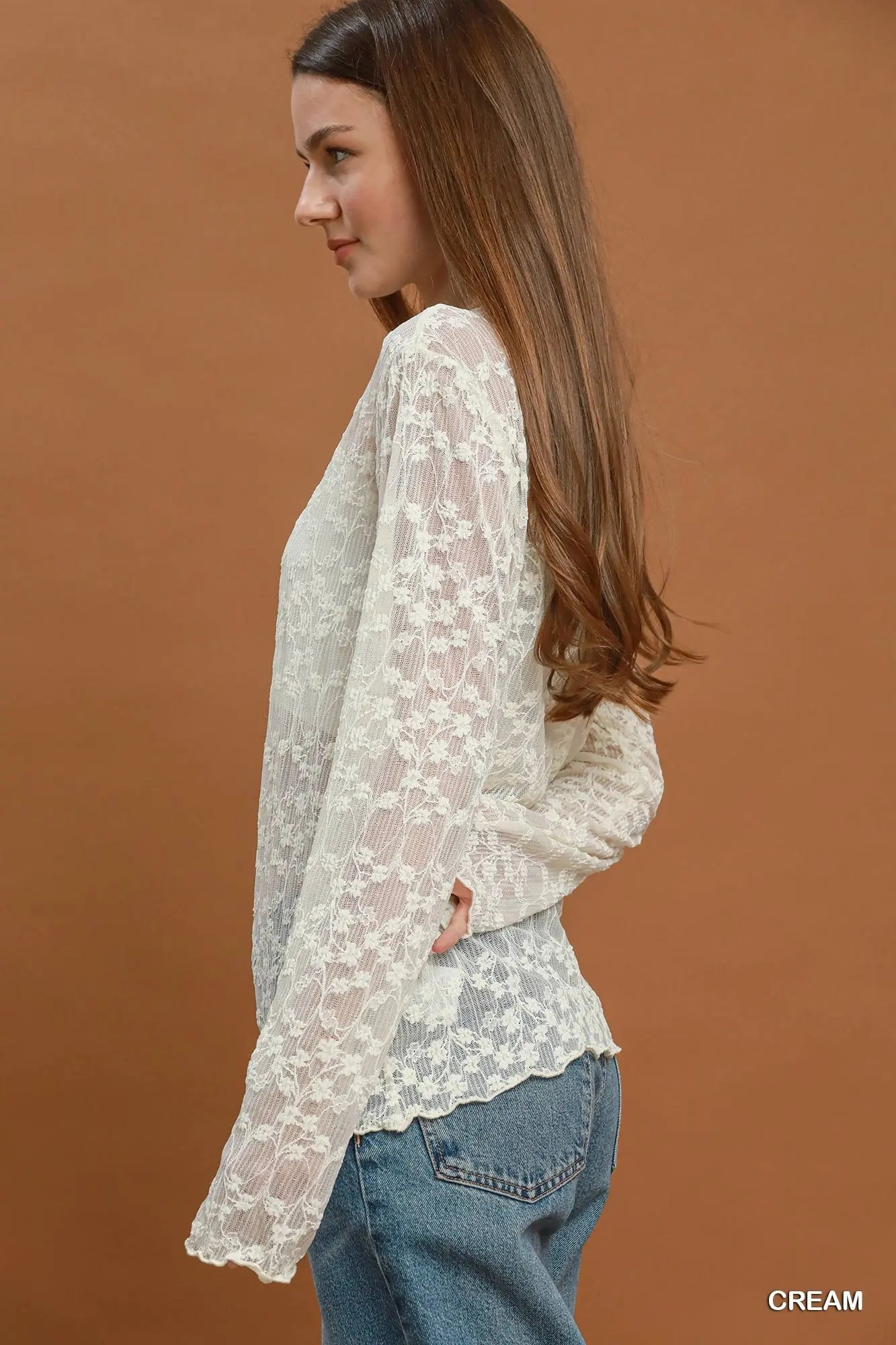 Romantic Lace Long Sleeve Top