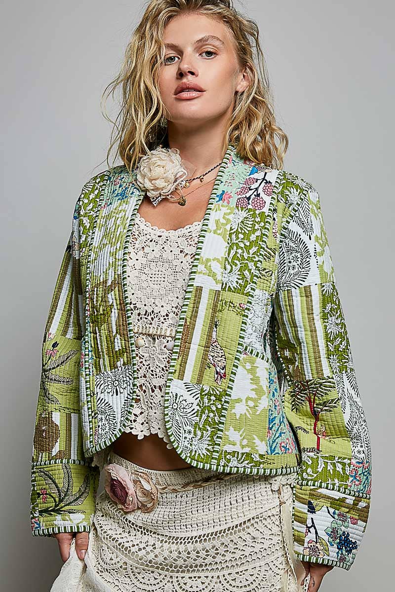 Josephine Quilted Kimono Jacket