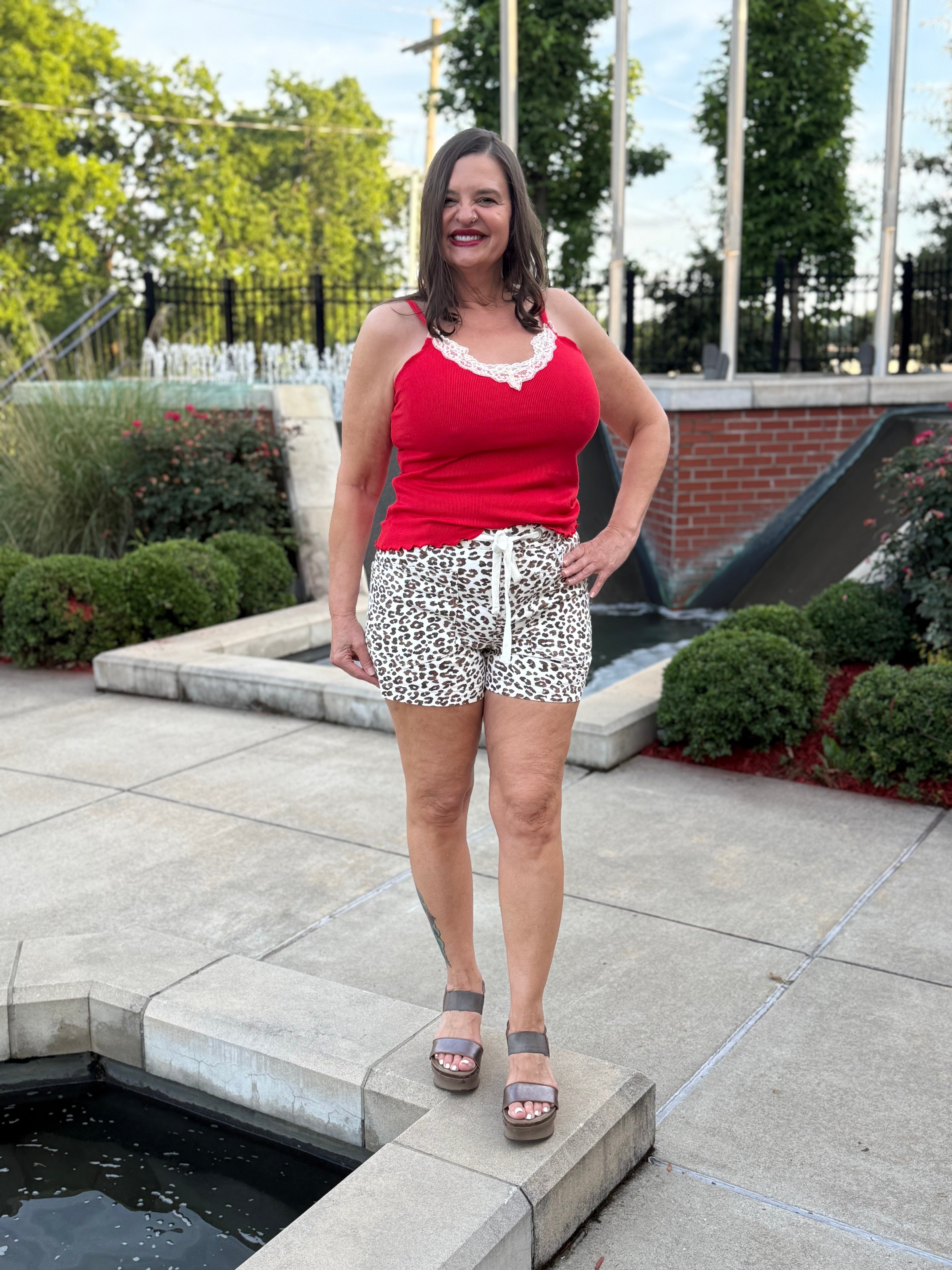 Wild at Heart Leopard Shorts