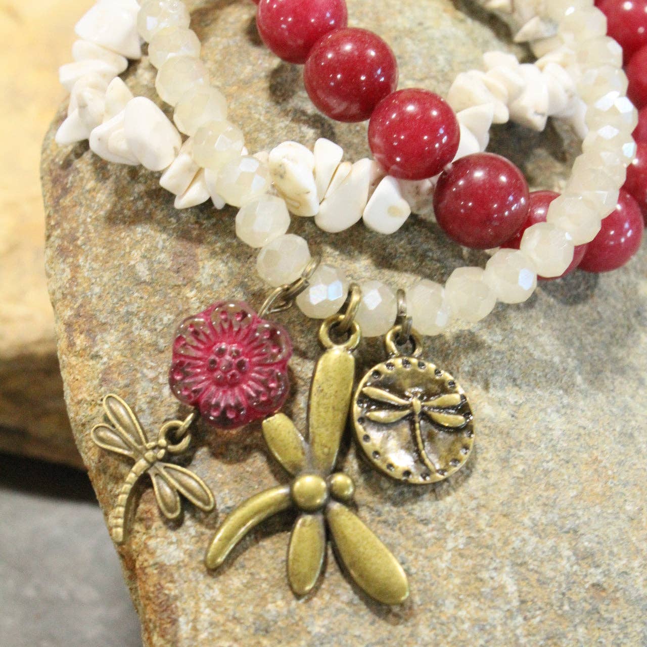 Enjoying The Sounds Of Summer Stretch Bracelet Set