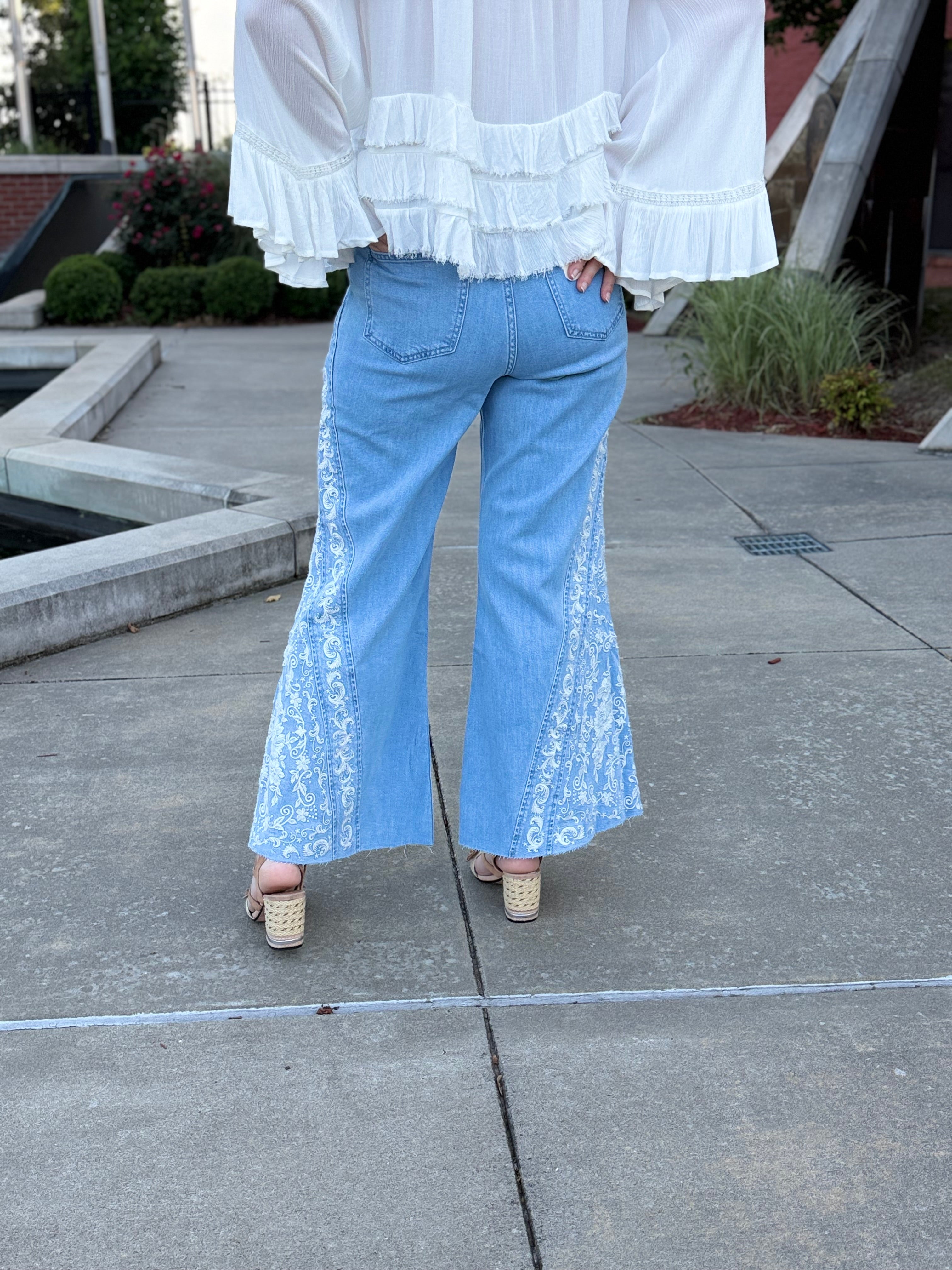 Stitch & Soul High Rise Flare