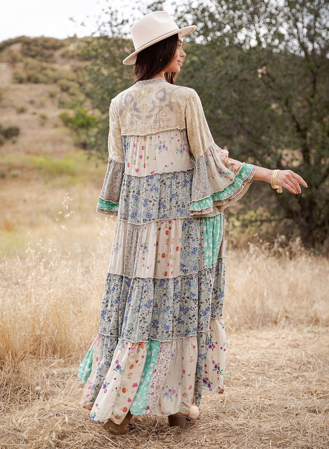 Golden Hour Jhabla Maxi Dress